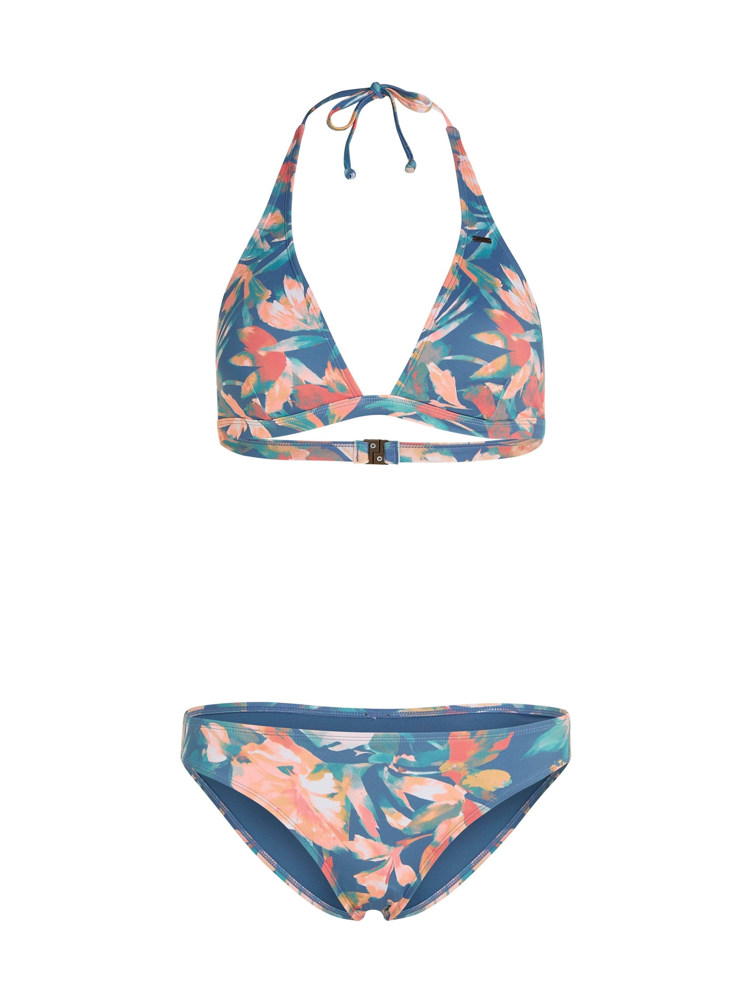 ONEILL Costum de baie două piese Essentials Marga Cruz  safir / verde jad / corai / portocaliu piersică