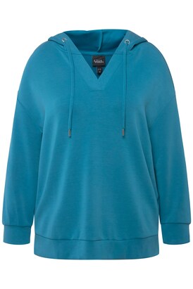 Ulla Popken Sweatshirt Blauw