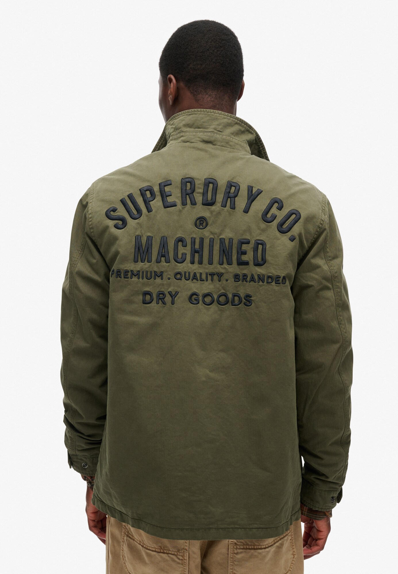 Superdry & Co Prechodná bunda olivová / čierna (obrázok 6)