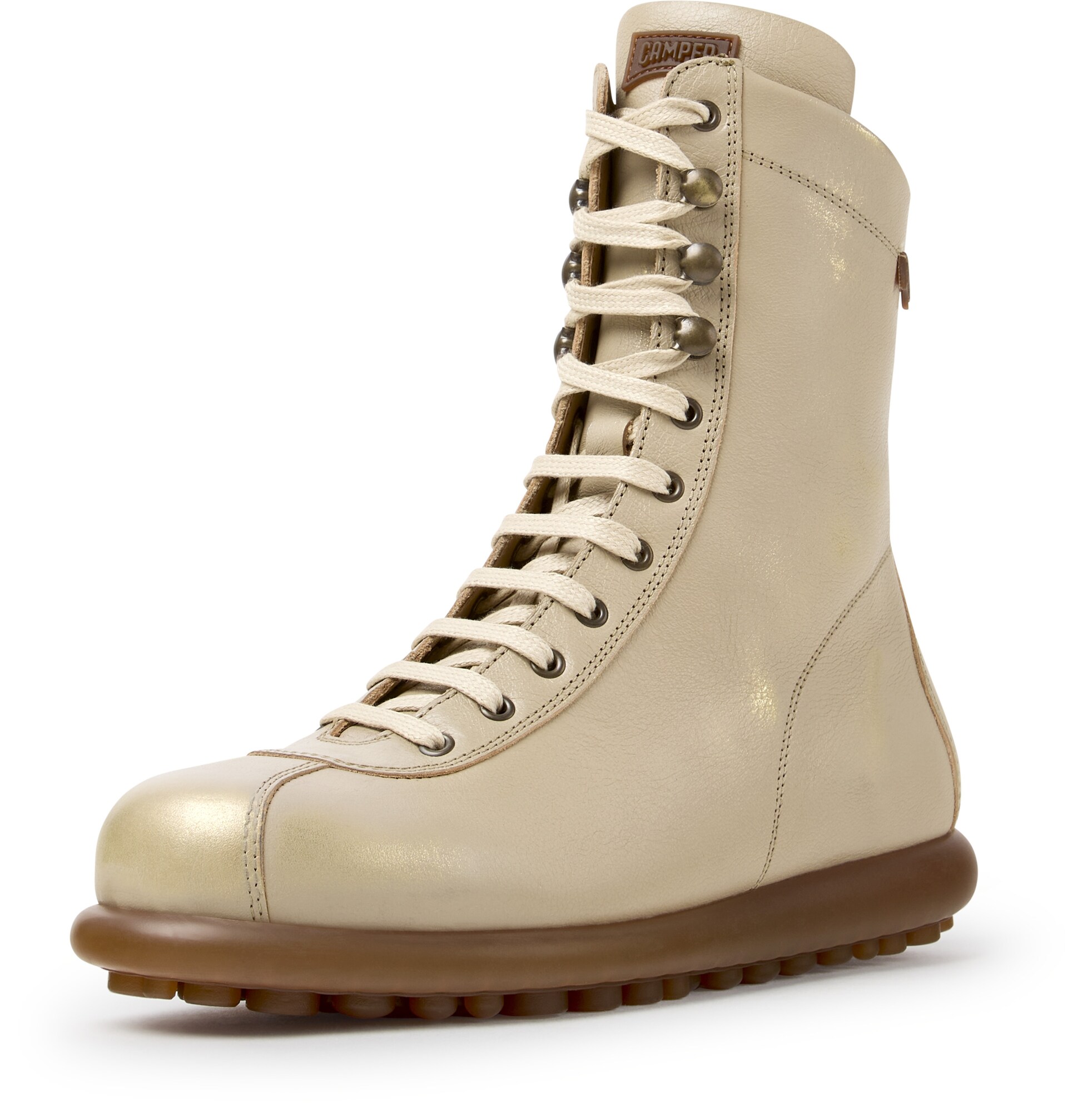 CAMPER Botines con cordones ' Pelotas Ariel '  beige