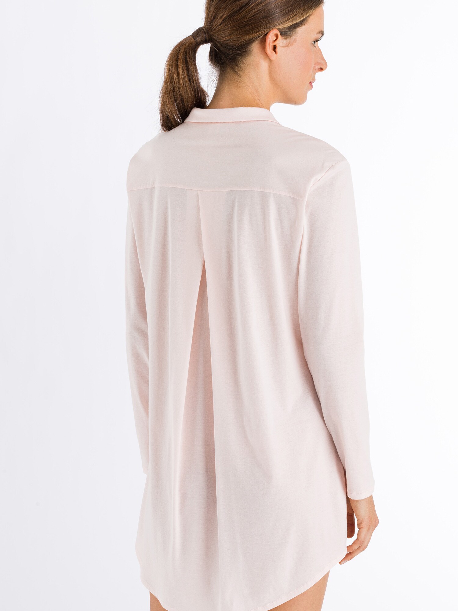 Thumbnail - Hanro Langarm Nachthemd  Cotton Deluxe 90cm