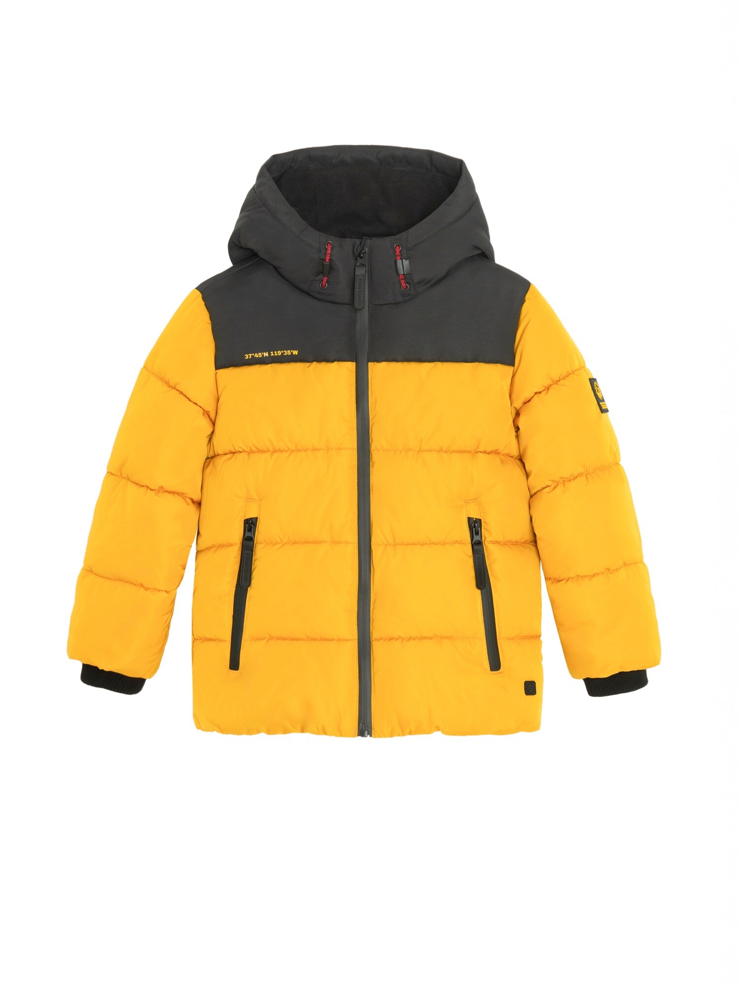 Cool Club Geacă de primăvară-toamnă  galben / negru