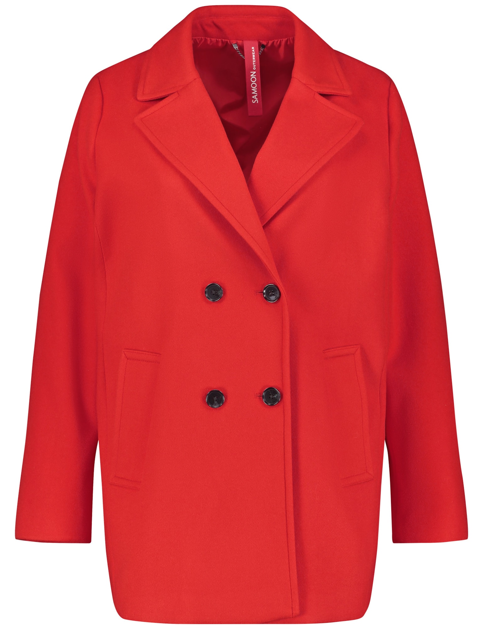 SAMOON Prehodna jakna  rdeča