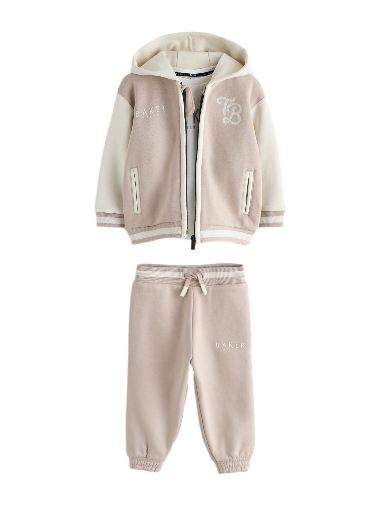 Baker by Ted Baker Set  crem / gri taupe / alb murdar