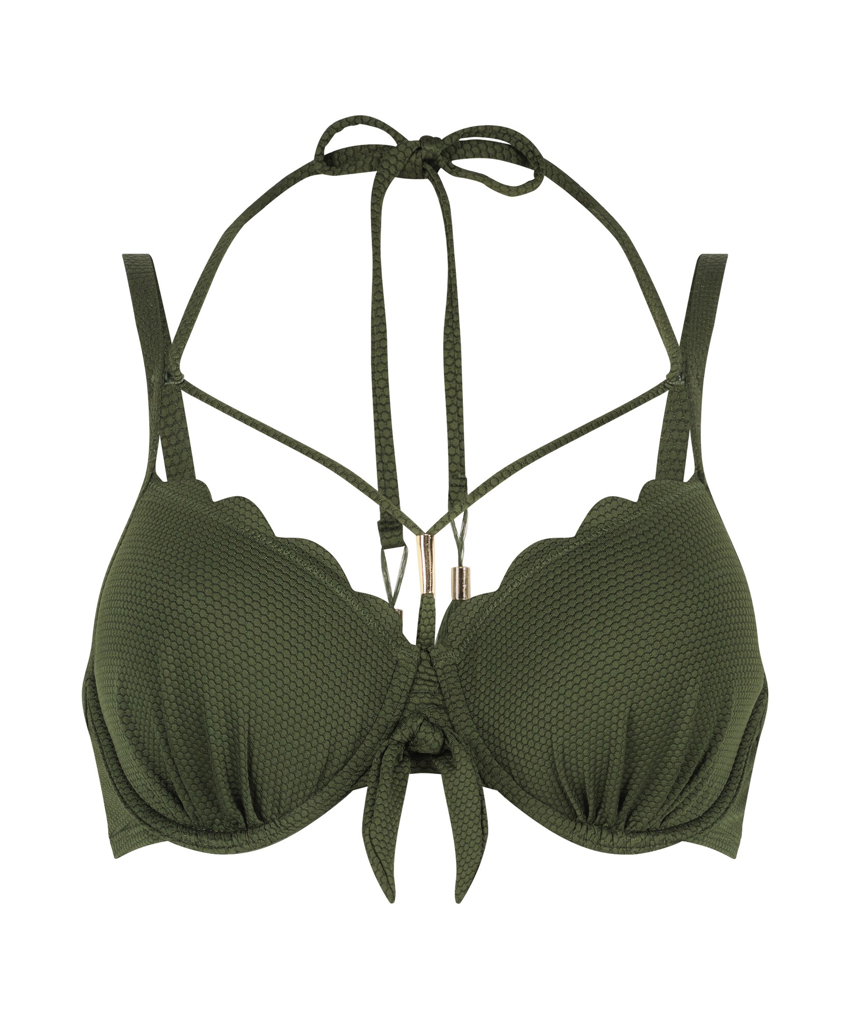 Hunkemöller Bikinový top zelená