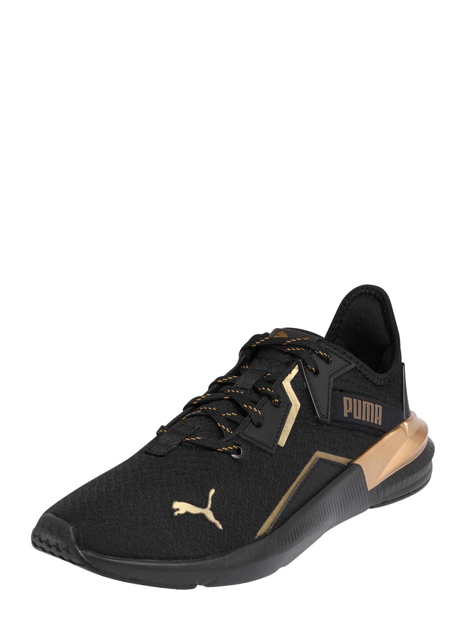 PUMA Sportiniai batai 'Platinum'  juoda / auksas
