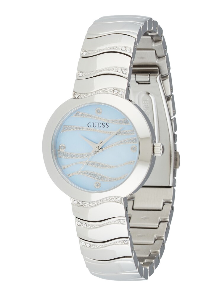 GUESS Uhr Damen Größe One Size hellblau / silber