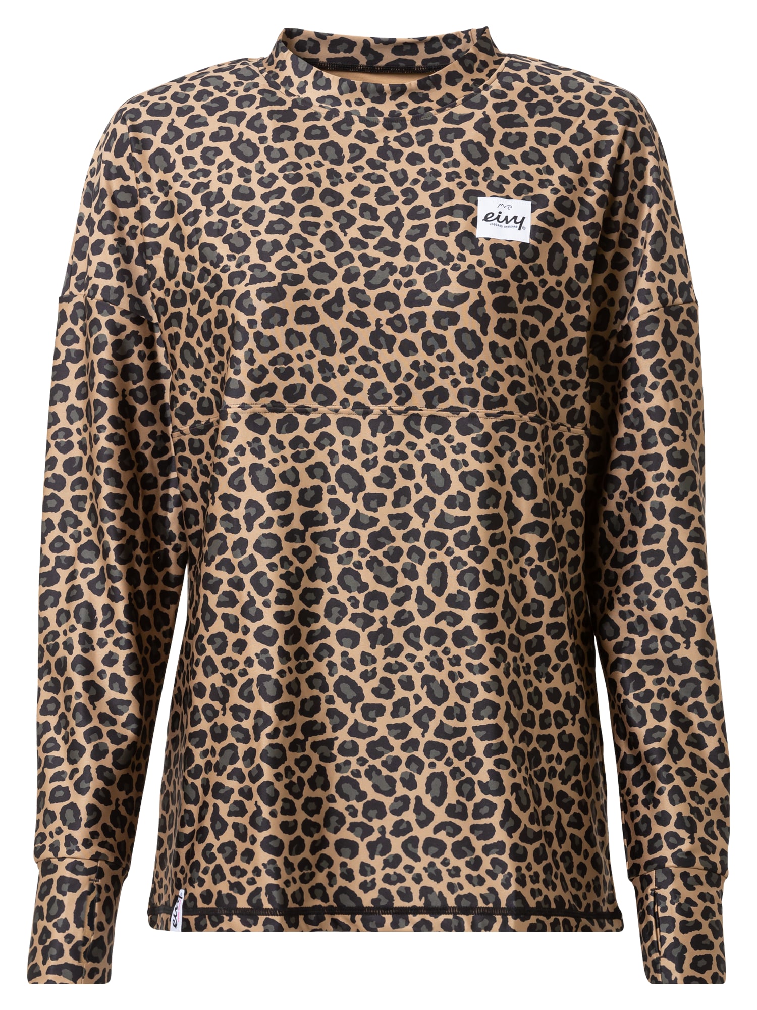 Eivy Camisa funcionais 'Venture'  castanho claro / cinzento / preto / branco