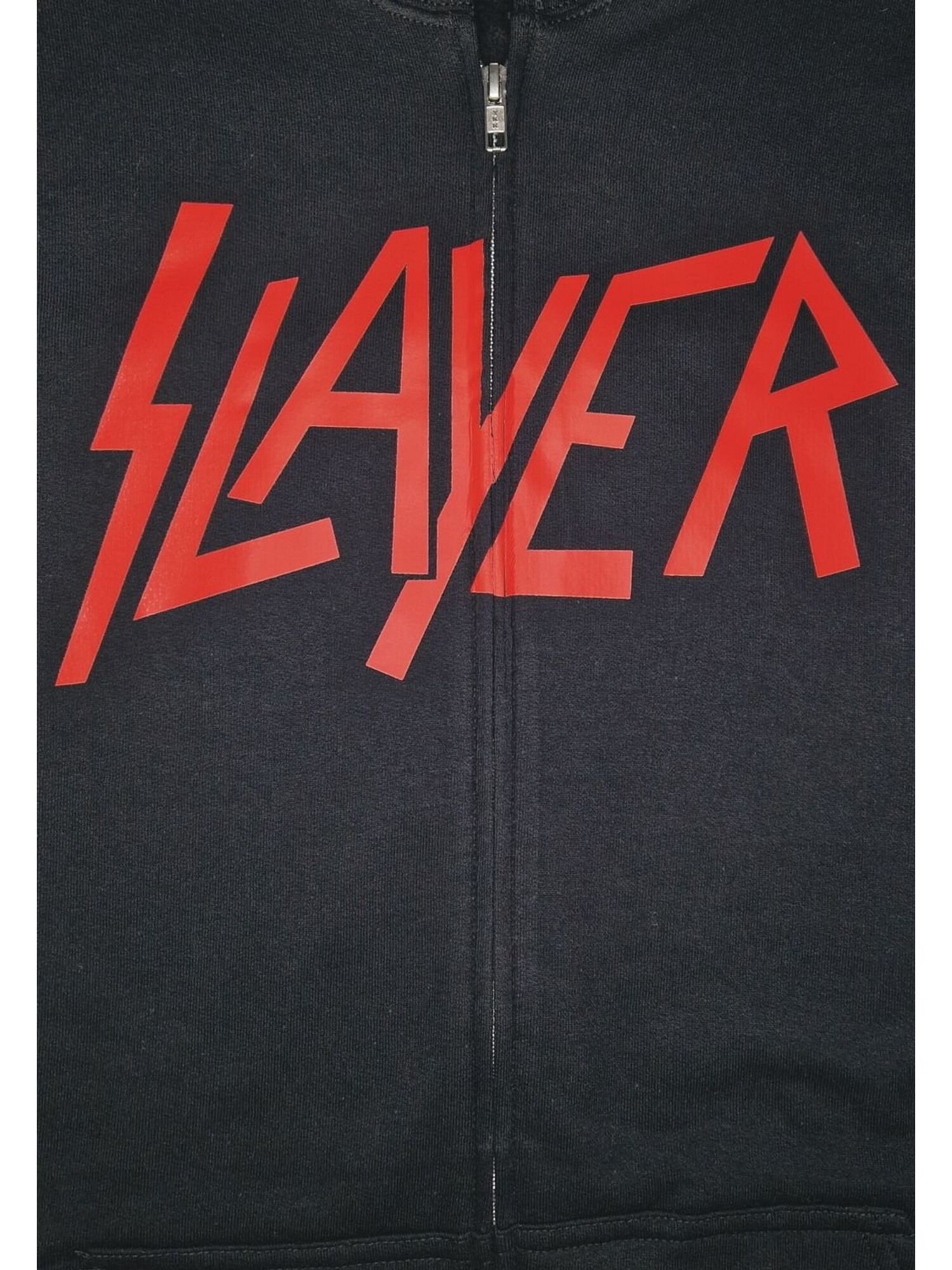 Slayer Sudadera 'Slayer Reign in Blood Logo Zip-up Kapuzenpullover' negro – imagen 3