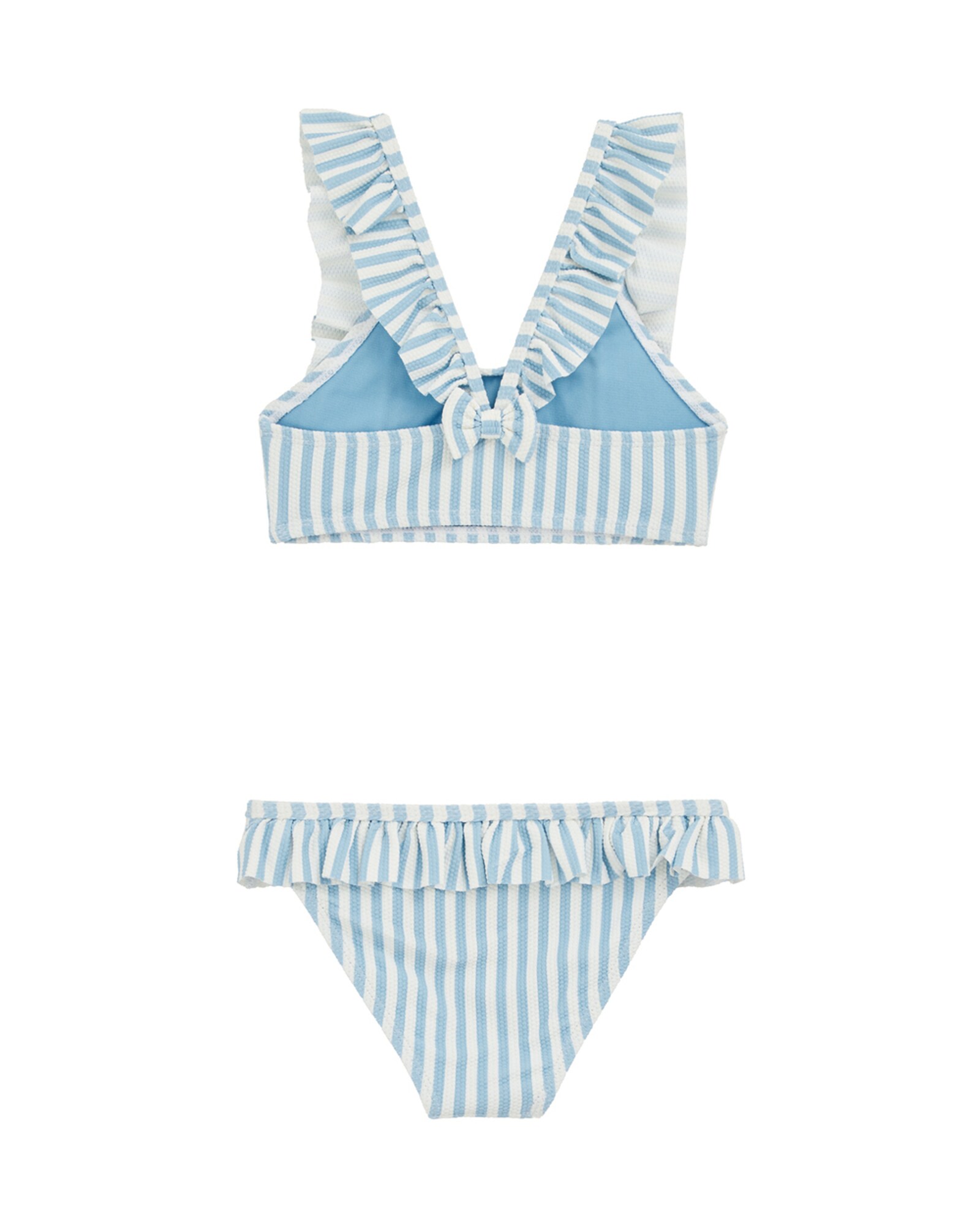 WE Fashion Bikini  világoskék / fehér termék 2. képe
