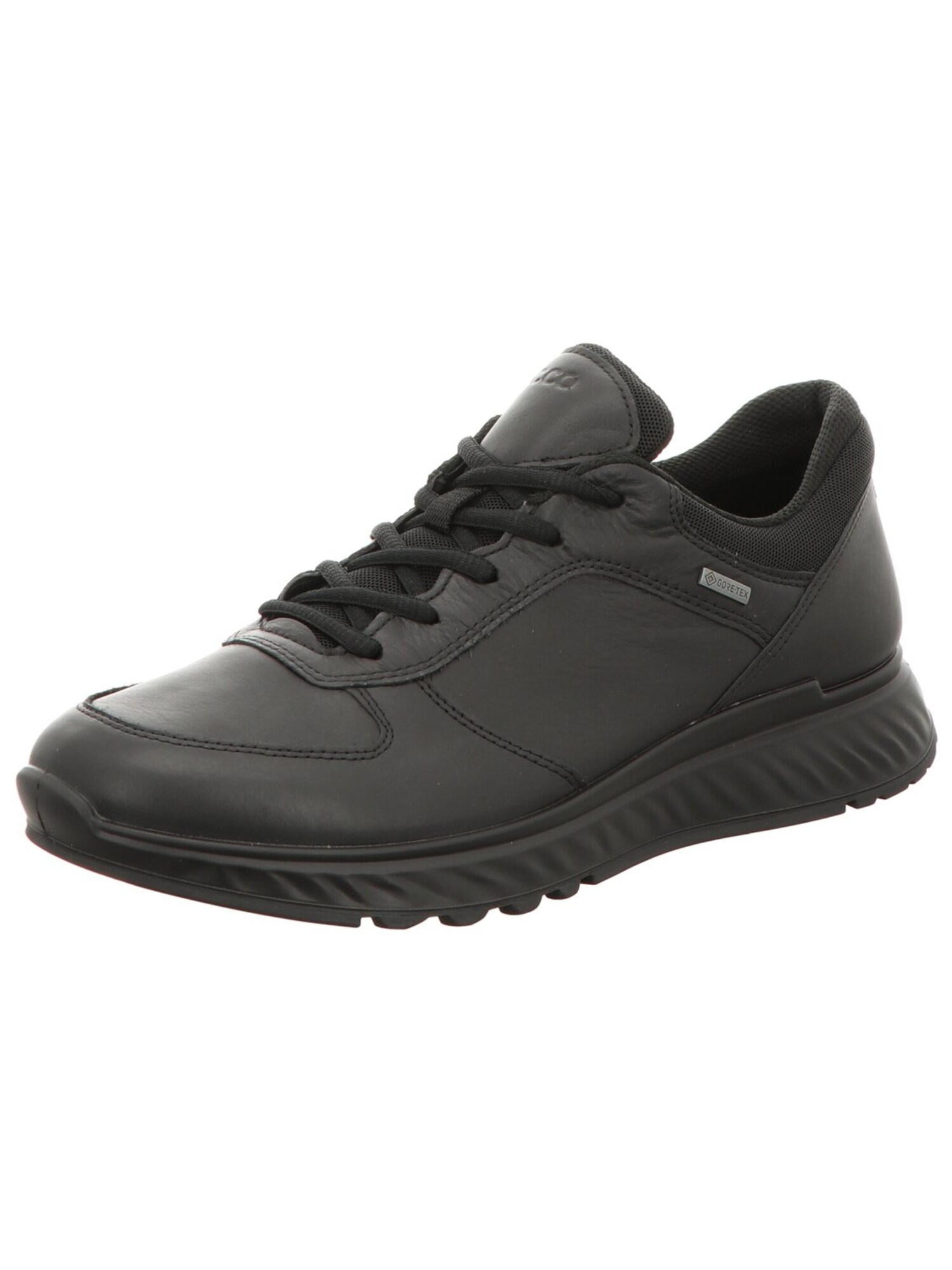 ECCO Zapatos con cordón 'Schnürschuh Herren 835304/01001 Echtleder in schwarz'  negro
