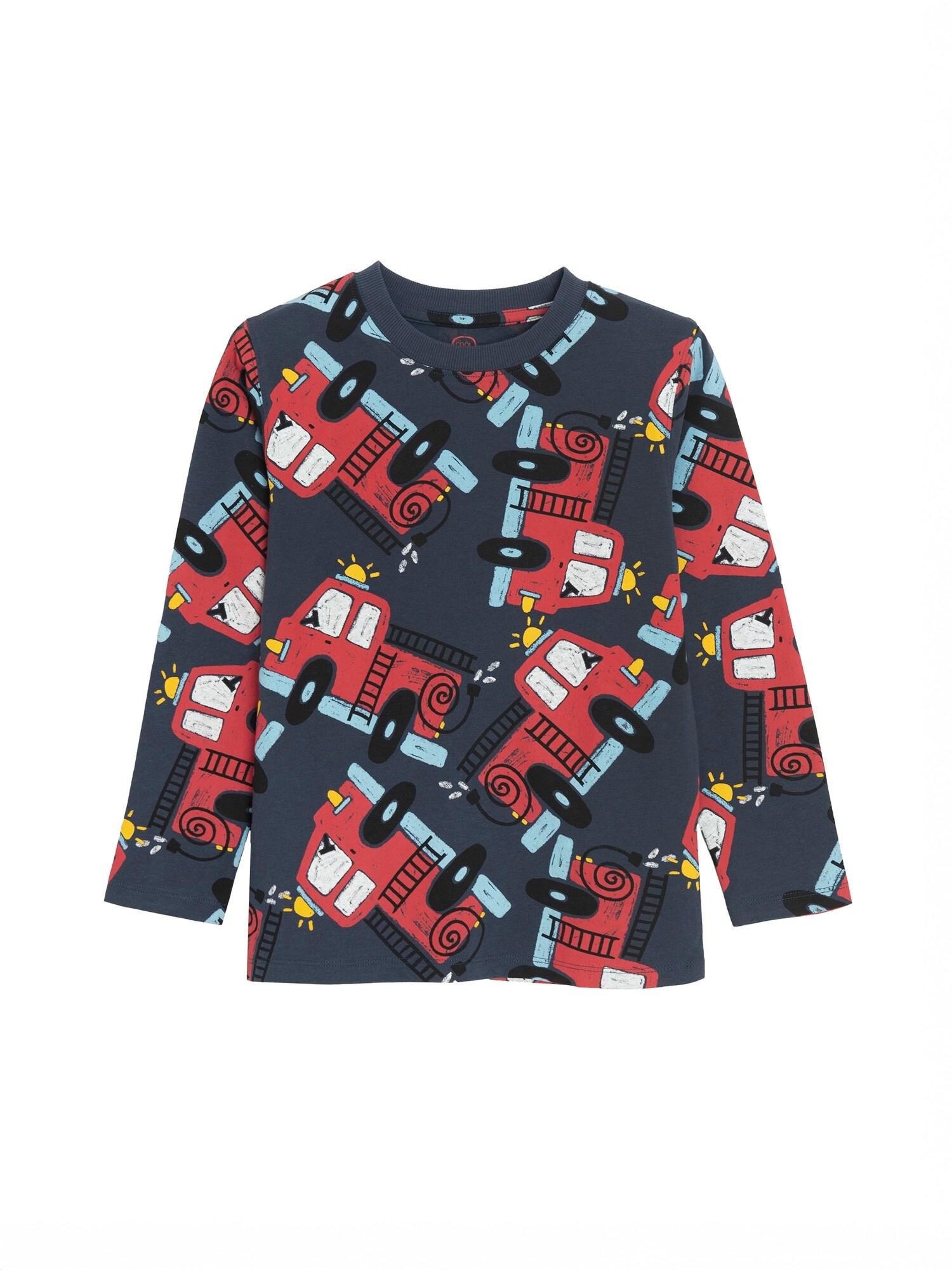 Cool Club Tricou  albastru marin / roșu / negru / alb