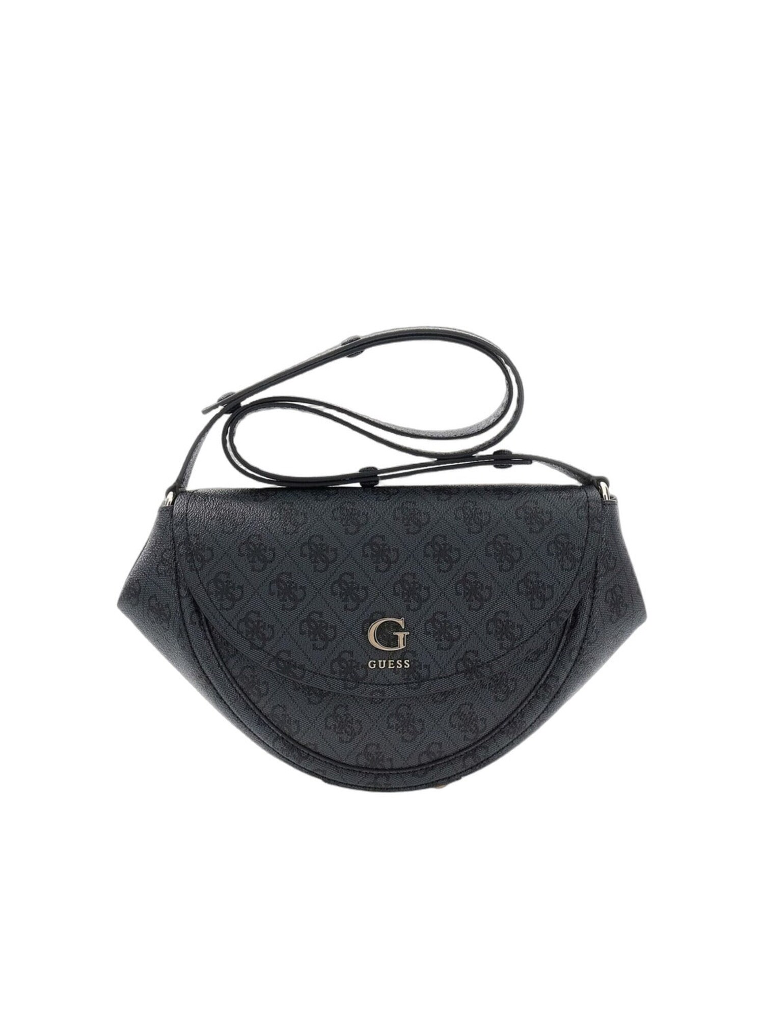 GUESS Torba za na rame 'Coleen Monogramme' crna