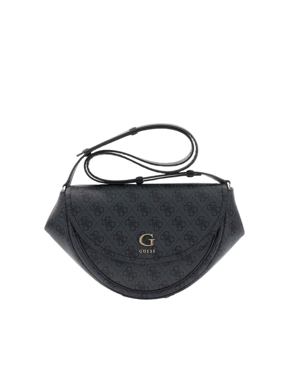Axelremsväska 'Guess Sac à Rabat Coleen Monogramme Coal Logo II'