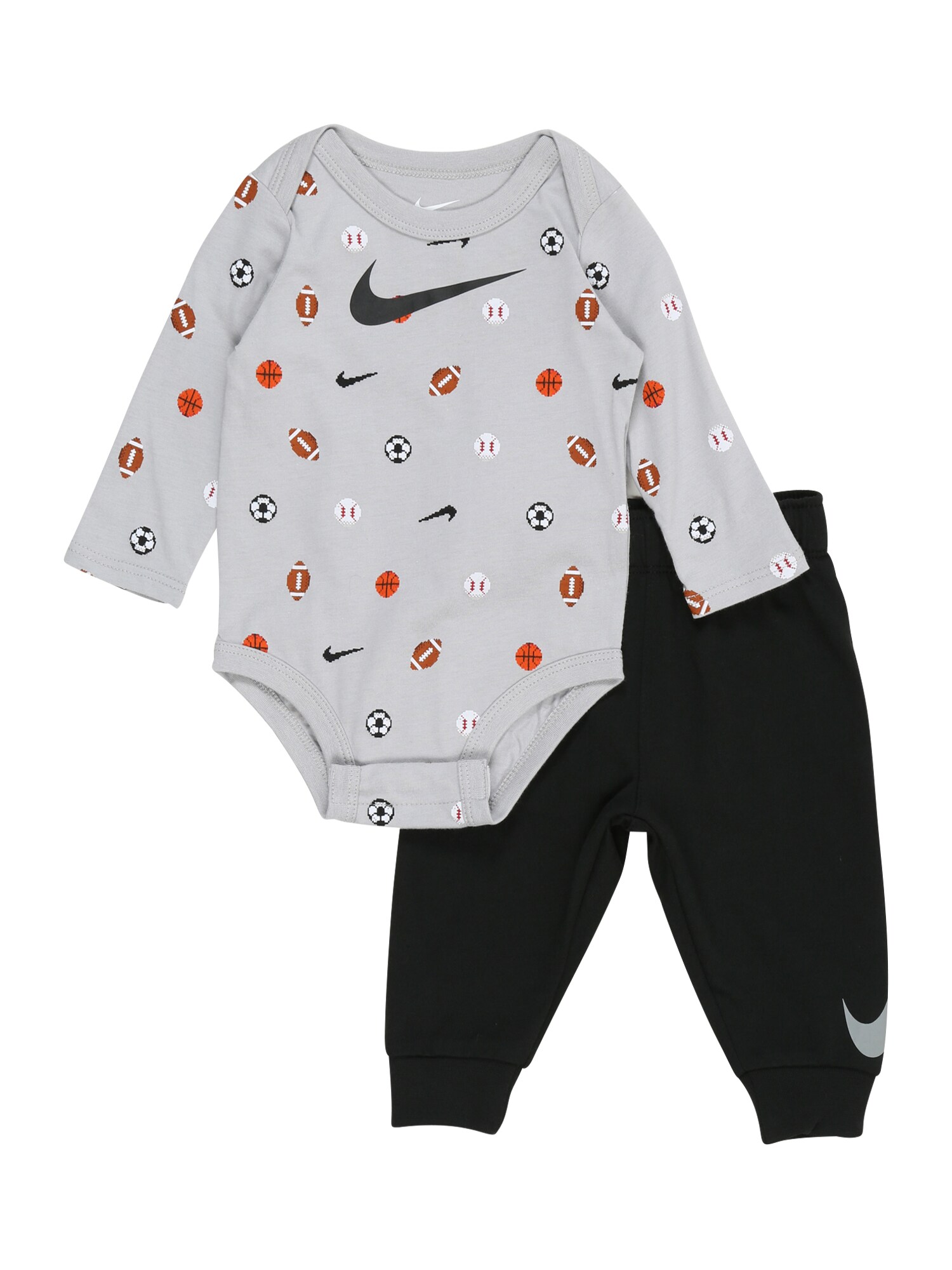 Nike Sportswear Rinkinys  juoda / margai pilka / rūdžių raudona
