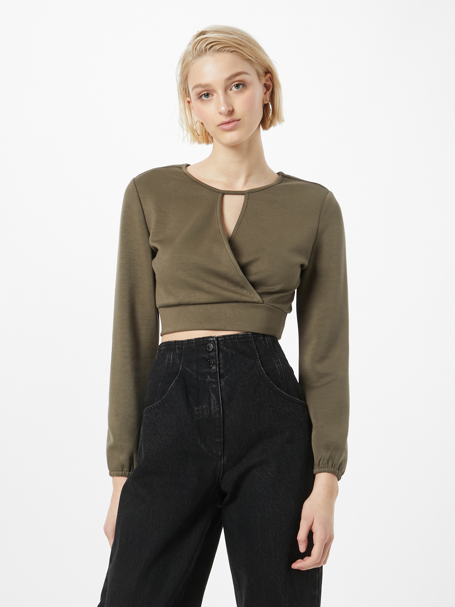 ABOUT YOU Póló 'Rebecca'  khaki termék 2. képe