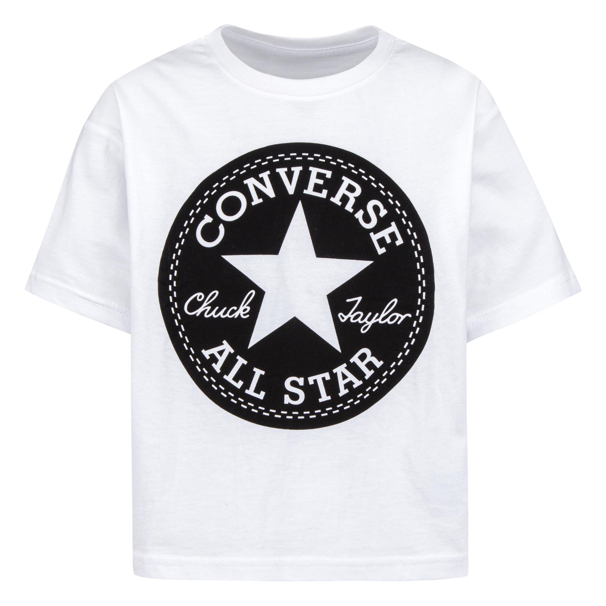 CONVERSE Tričko  čierna / biela