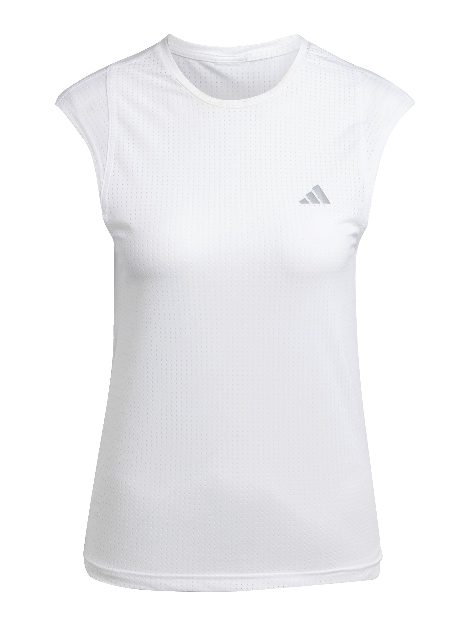 ADIDAS PERFORMANCE Функционална тениска  сребърно сиво / бяло