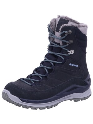 LOWA Botines con cordones 'Schnürstiefel Damen 420417 6917 Rauleder in blau'  azul