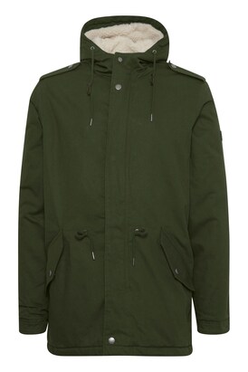 !solid Winterparka ‘Darnell’ Donkergroen