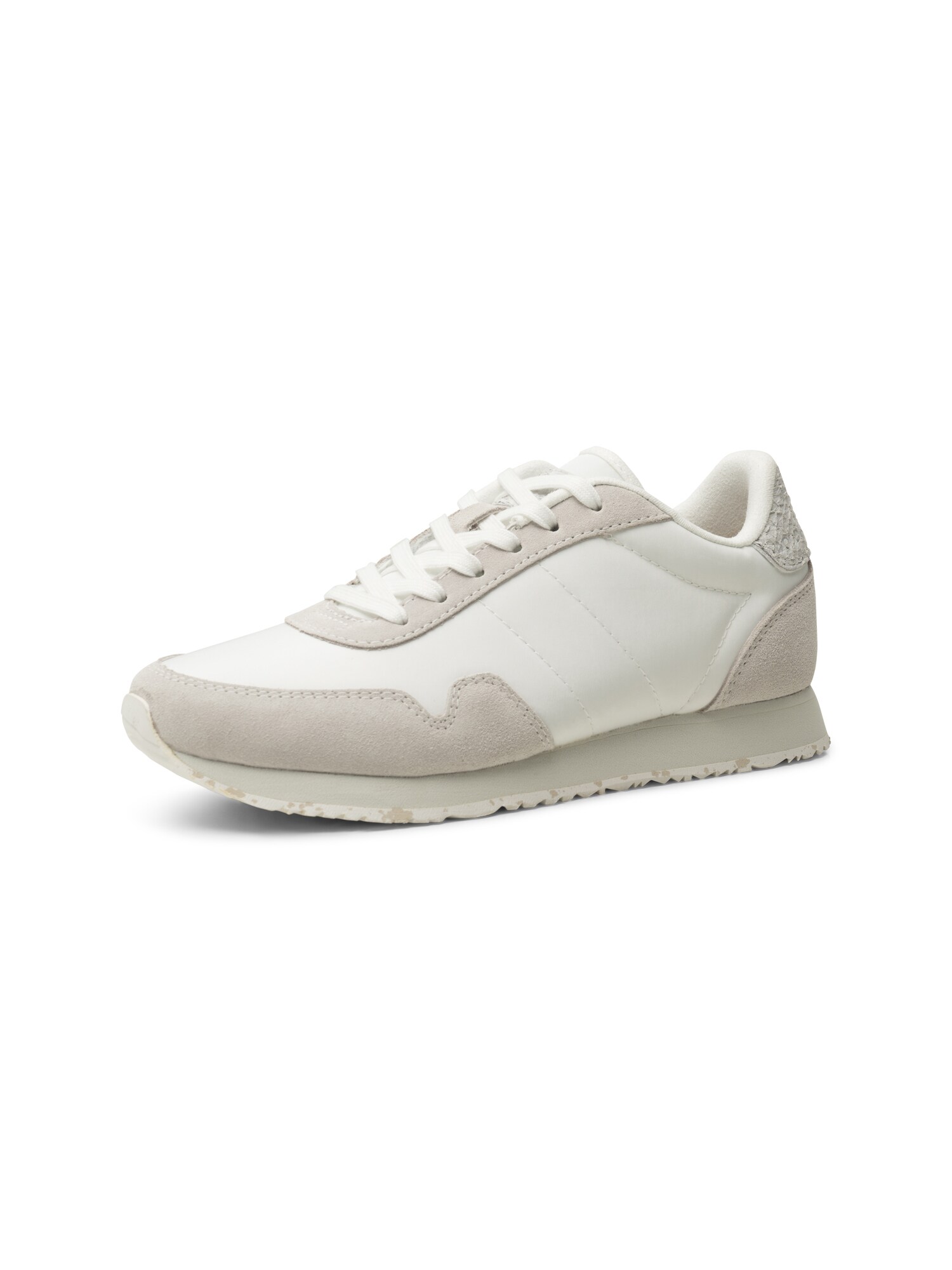 Woden Sneakers Laag 'Nora' Grijs / Offwhite