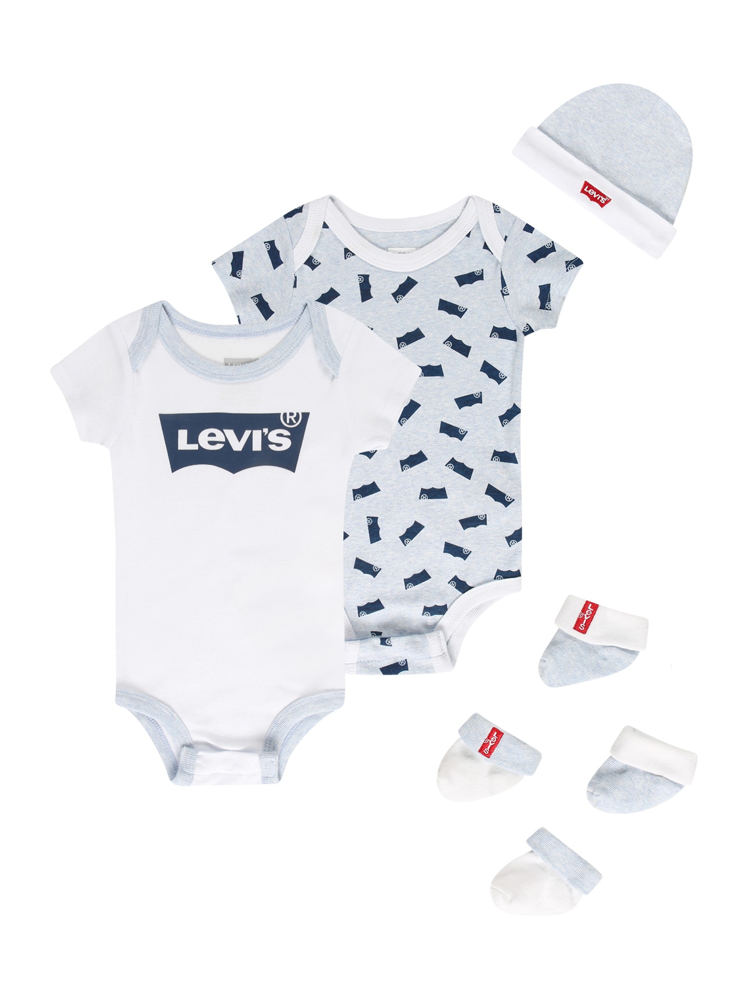 Levi's Kids Set  modrá / krvavo červená / biela