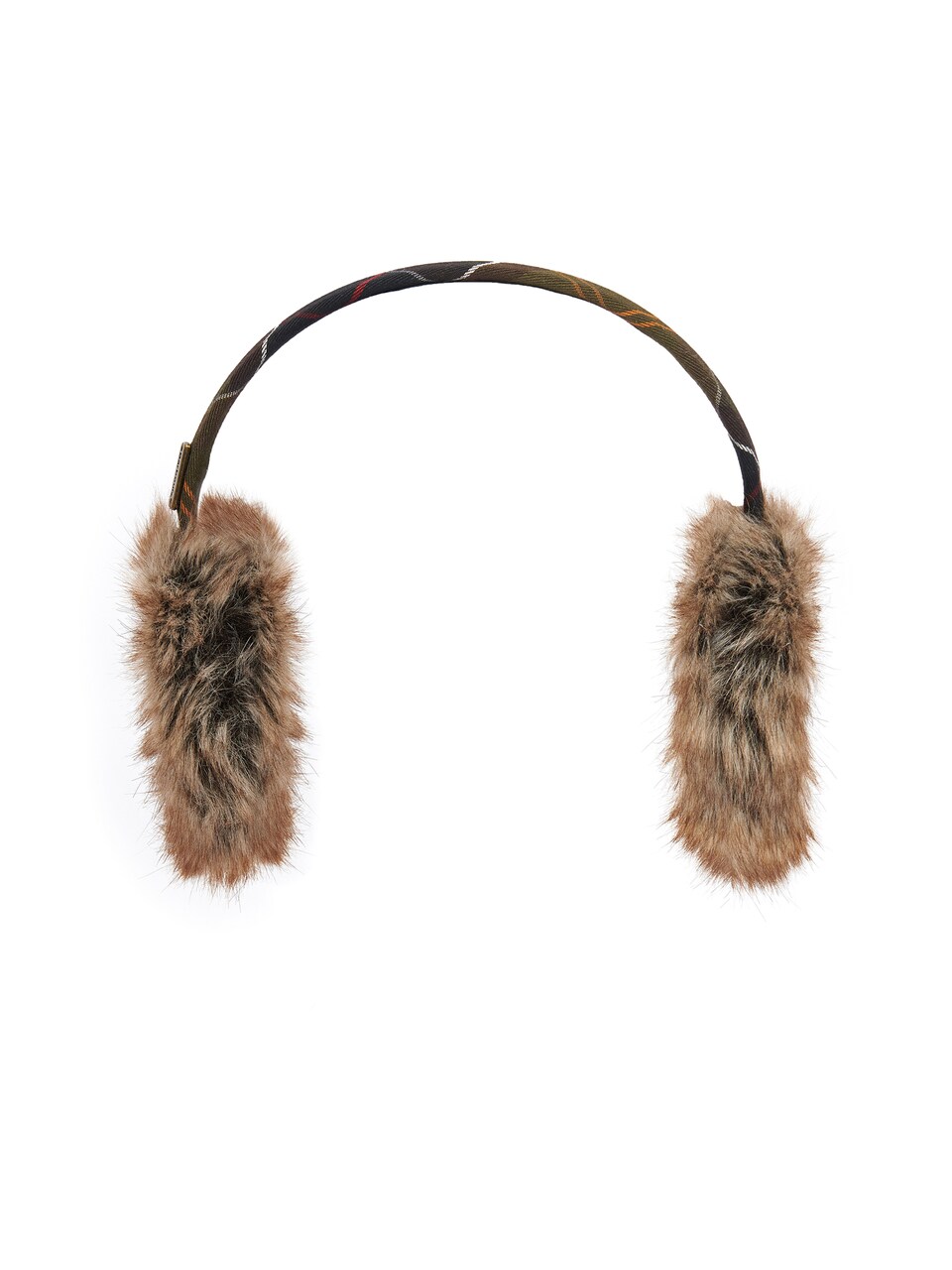 Mössa 'Barrhill Muffs' brun / brokad / orange