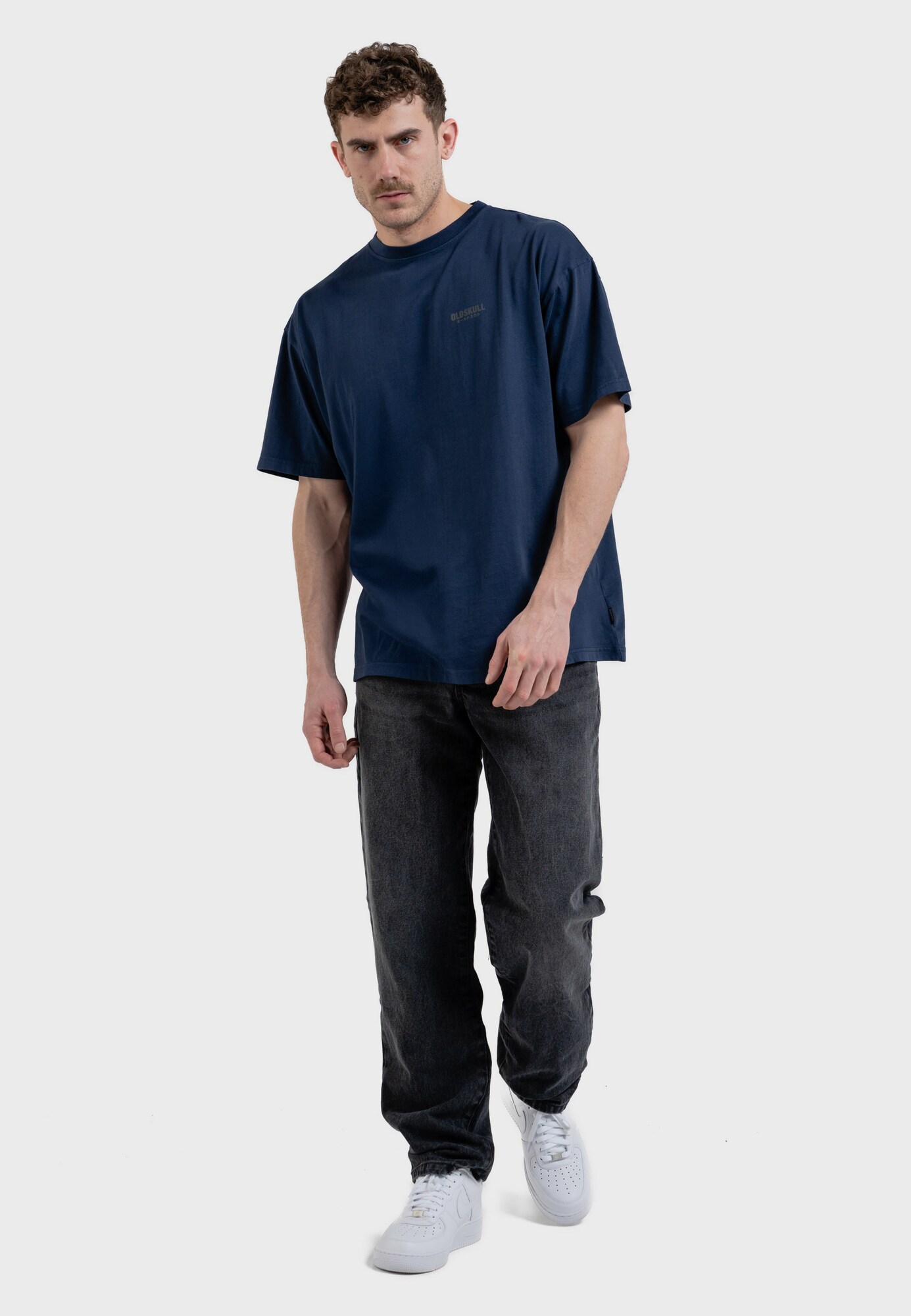 Thumbnail - T-Shirt 'Peach Dyed Basic Oldskull'