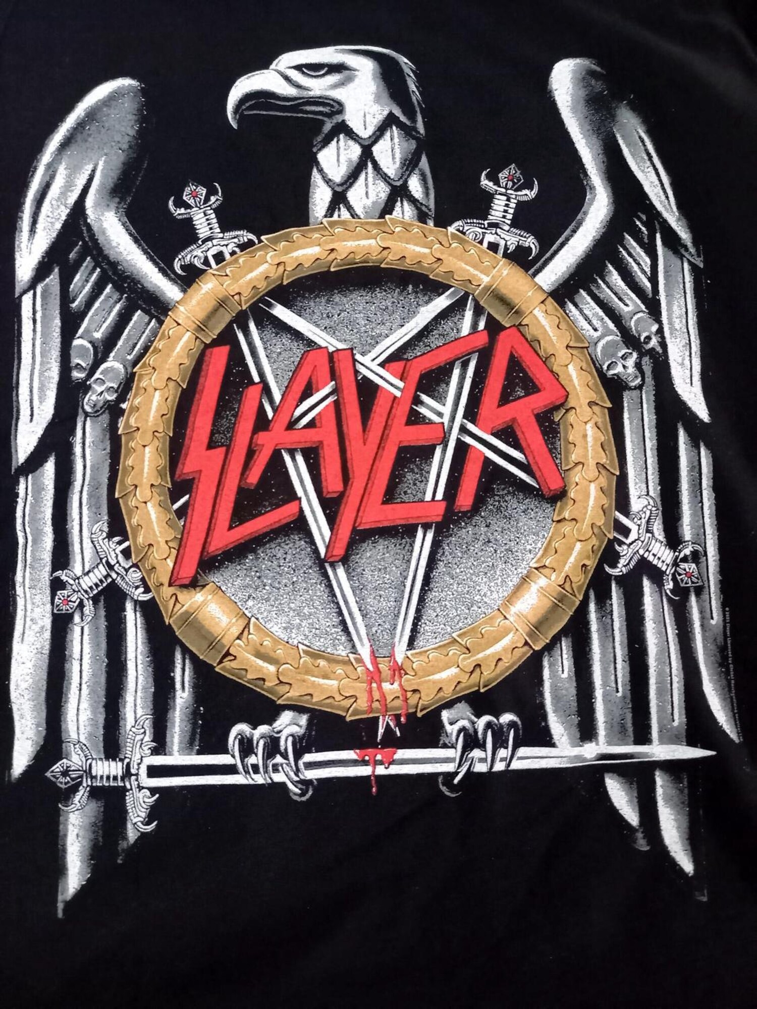 Slayer Camiseta 'Slayer Eagle  T-Shirt'  negro – imagen 3