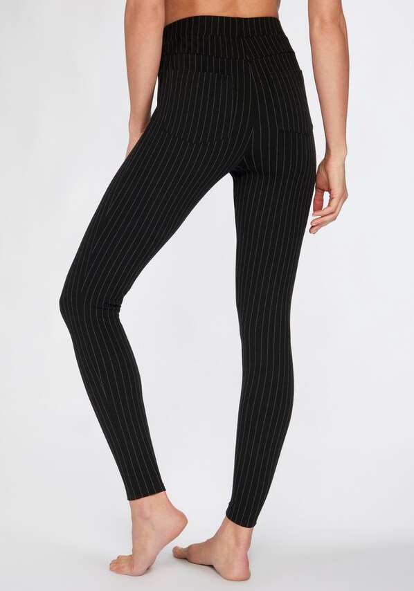 LASCANA, Leggings, fekete, 6 kép a 8 közül