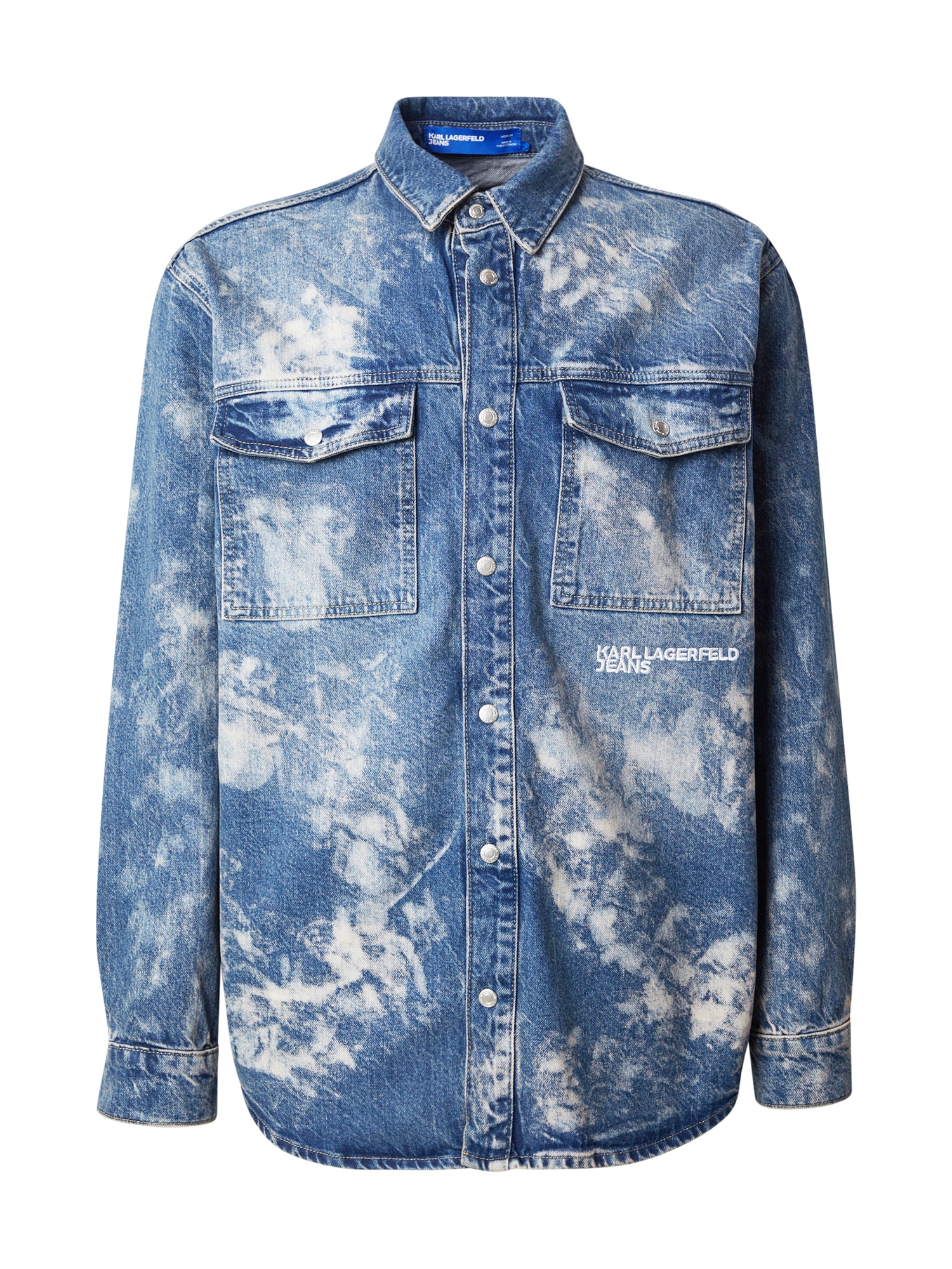 KARL LAGERFELD JEANS Ing  kék / fehér akciós termékkép 1