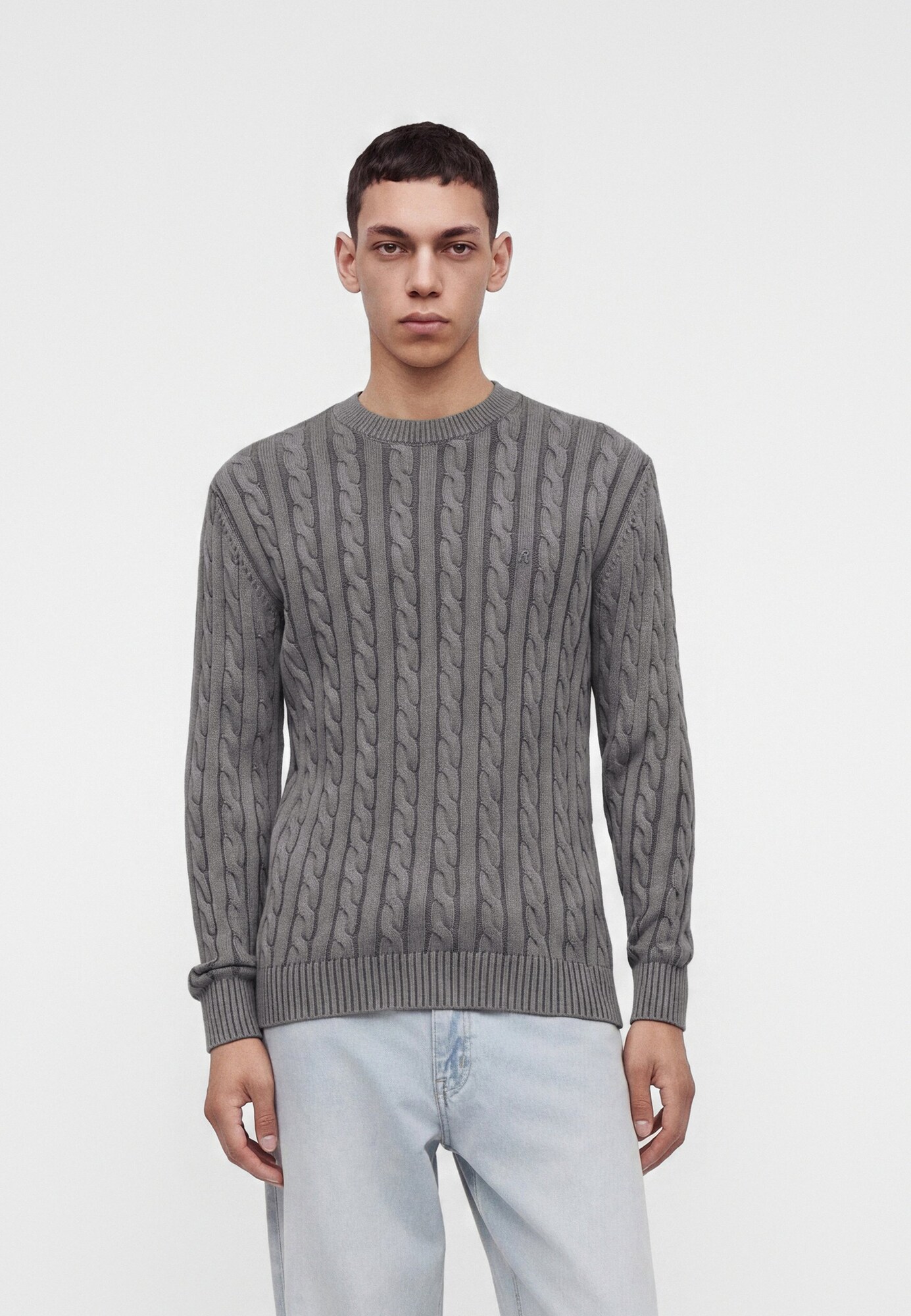 REPLAY Jersey  antracita – imagen 4