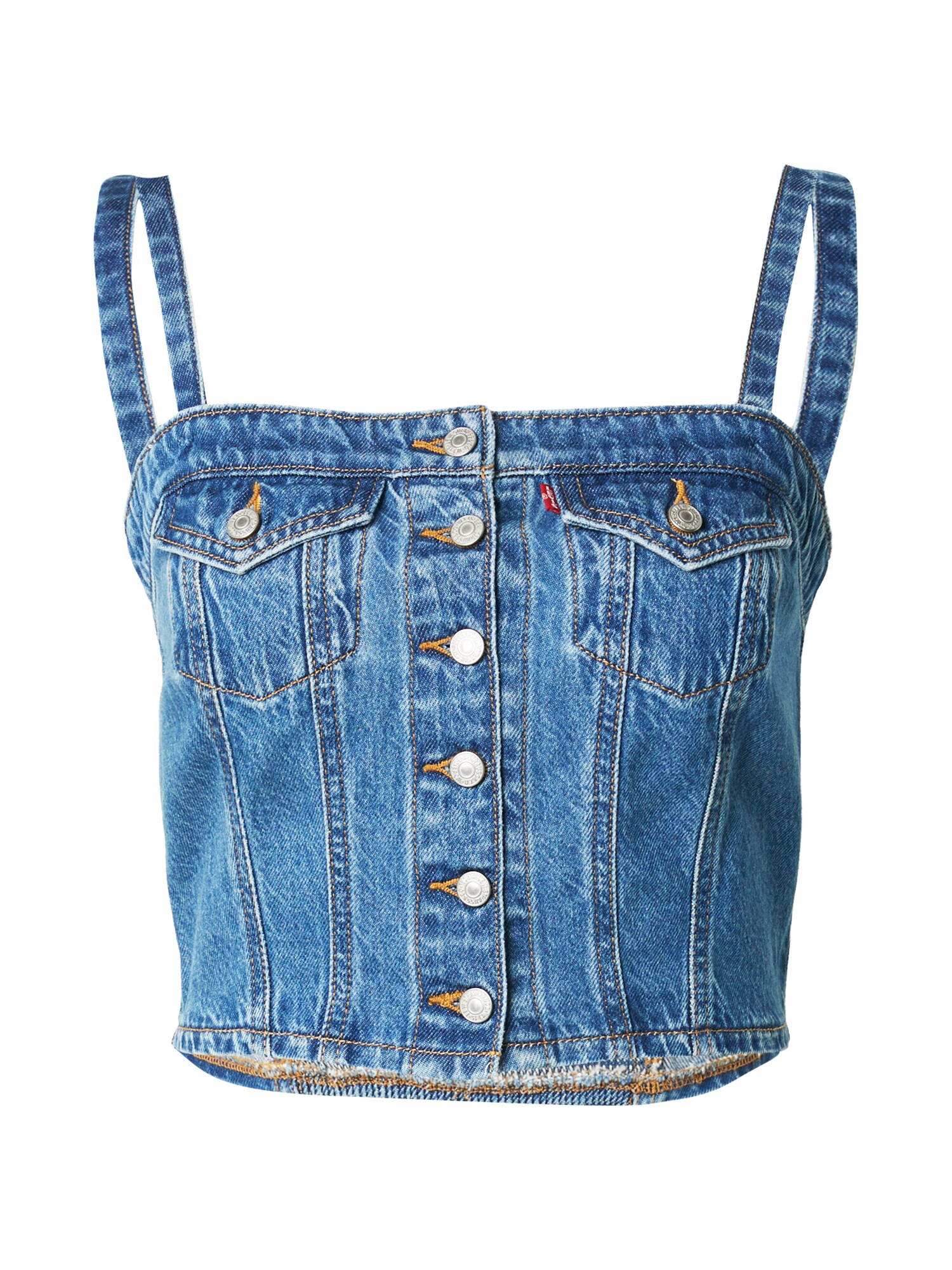 LEVIS ® Top Denim Tube Top  albastru denim