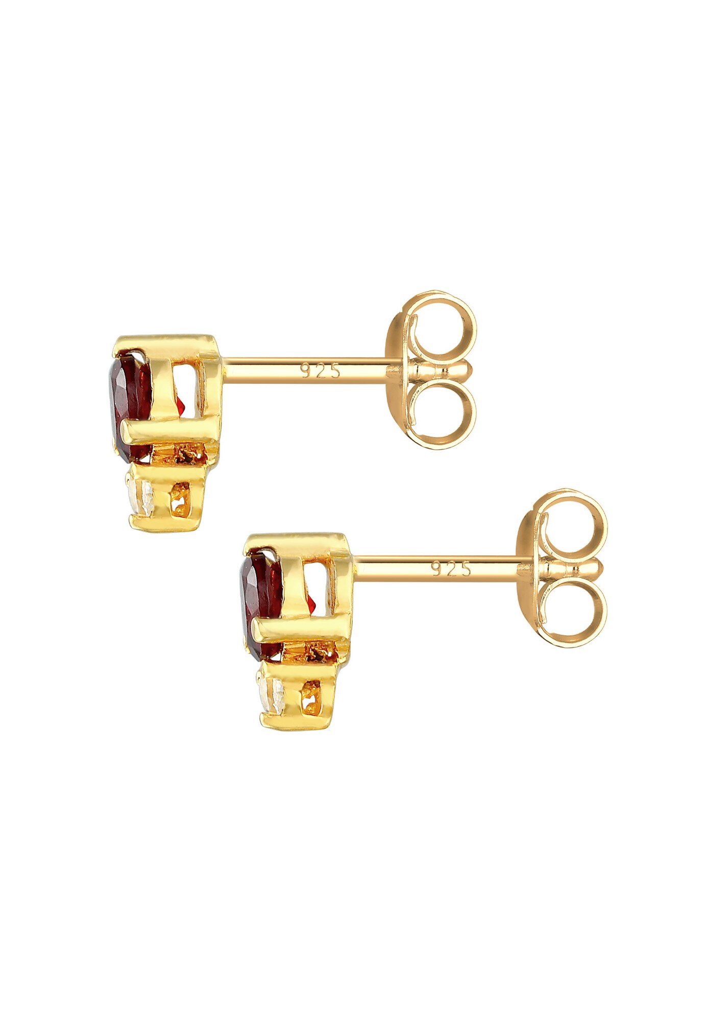 Thumbnail - ELLI PREMIUM Ohrringe Edelstein Ohrstecker, Weihnachten
