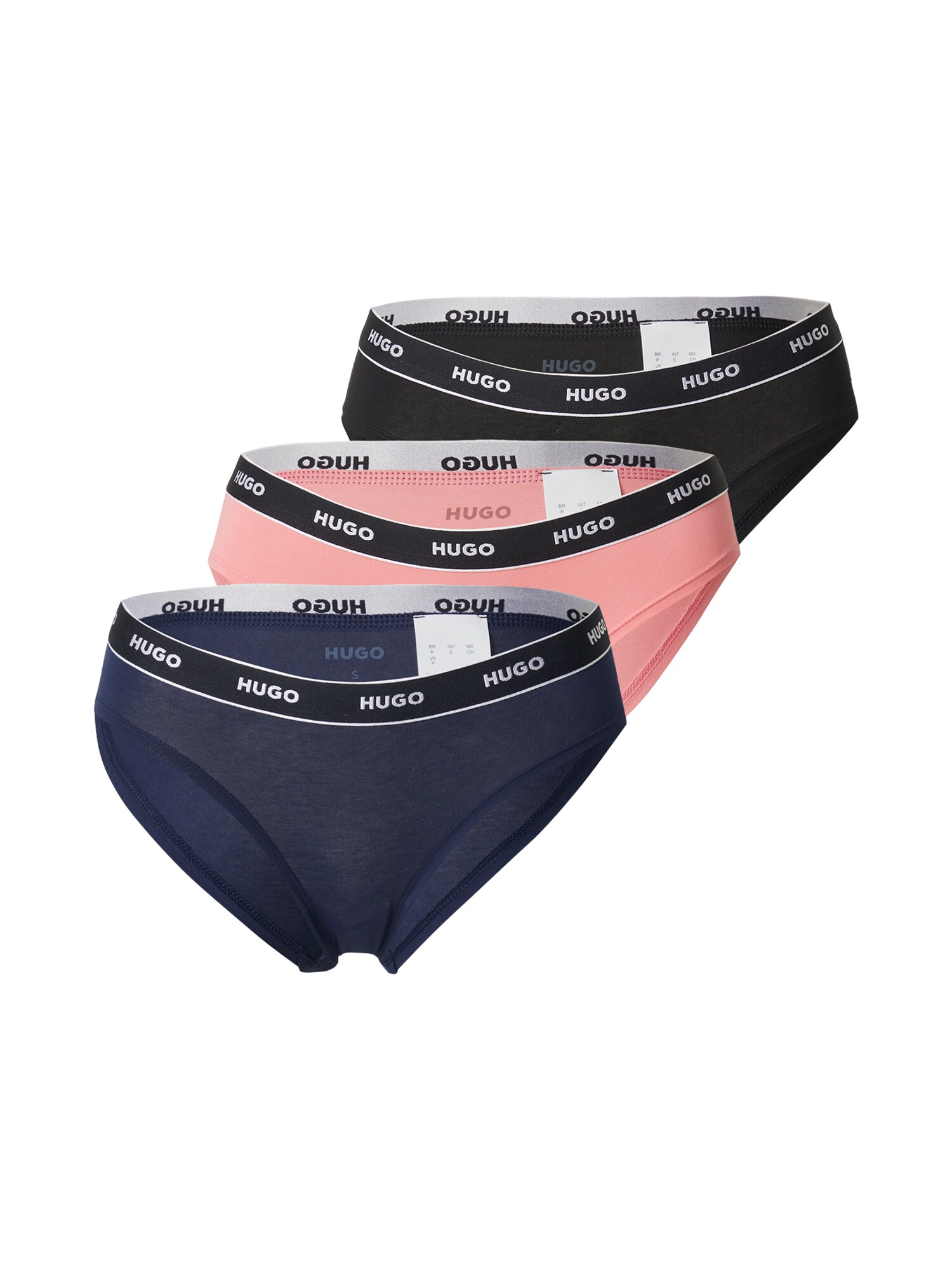 HUGO Slip  kék / rózsaszín / fekete / fehér akciós termékkép 1