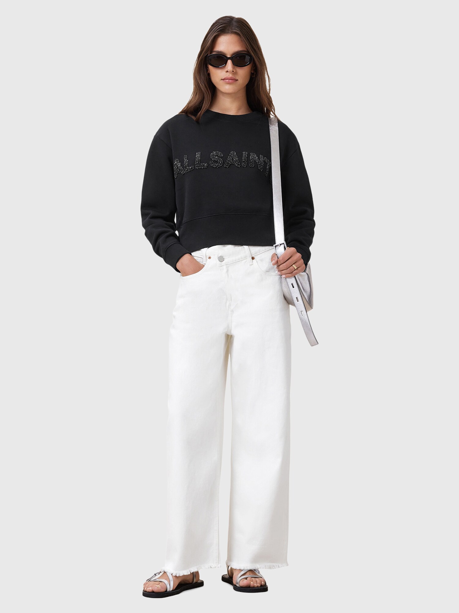 Thumbnail - AllSaints Sweatshirt SEPARO PEARL (GOTS)