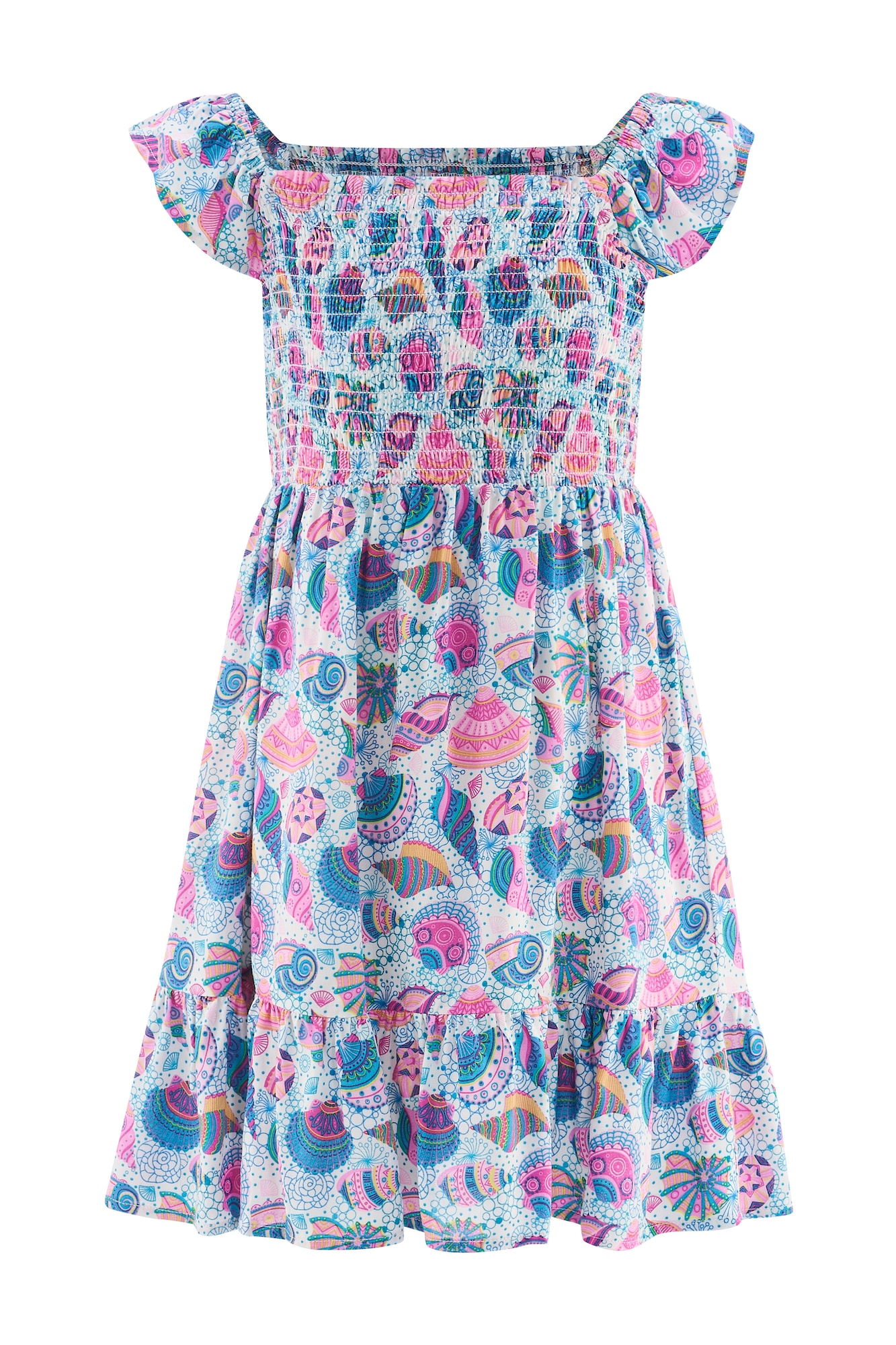 happy girls Rochie  albastru pastel / verde petrol / roz pastel / alb