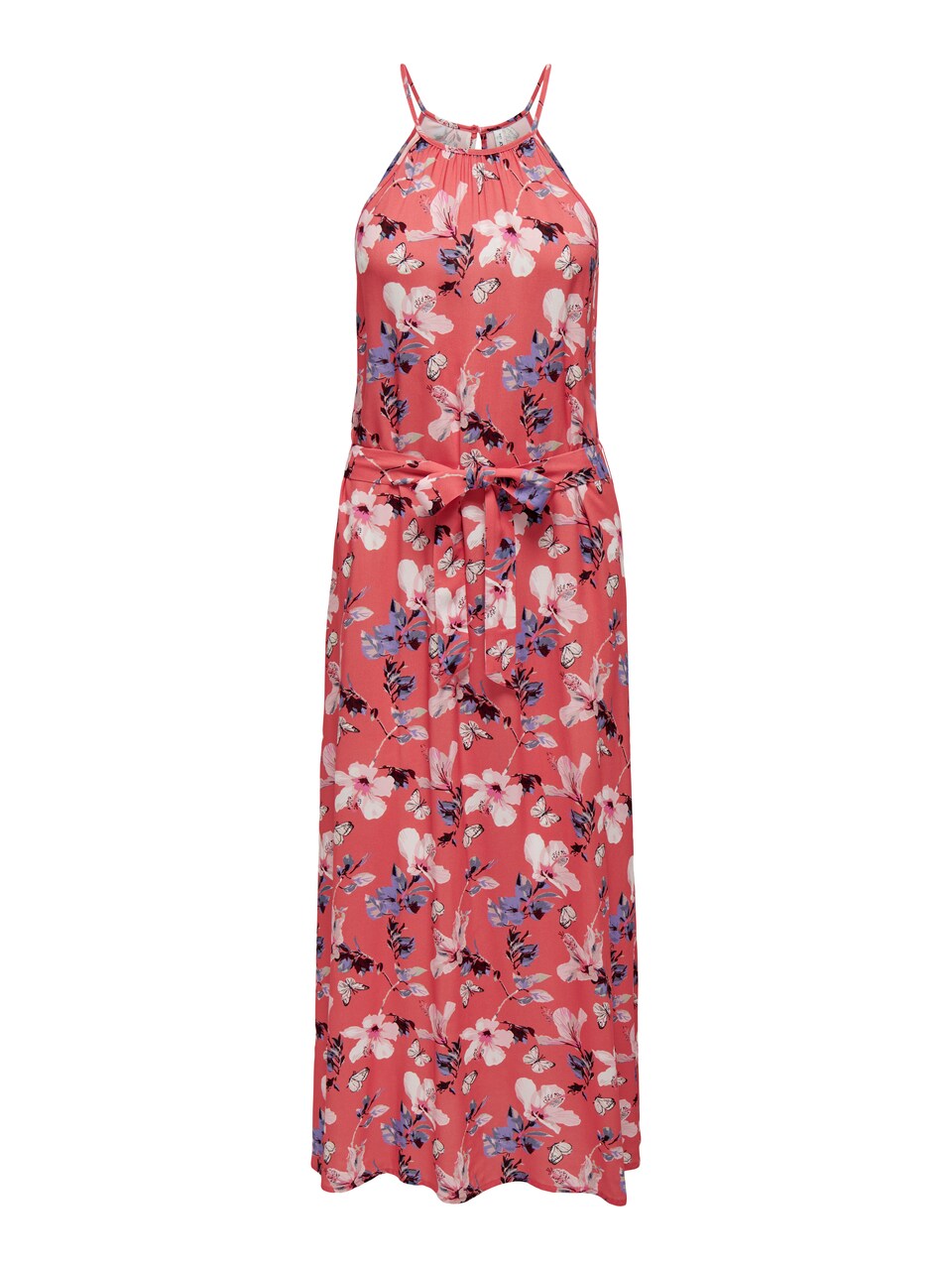 Sommarklänning 'ONLNOVA' violettblå / hallon / rosé
