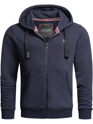 Alessandro Salvarini Sweatvest ‘Lomborio’ Navy