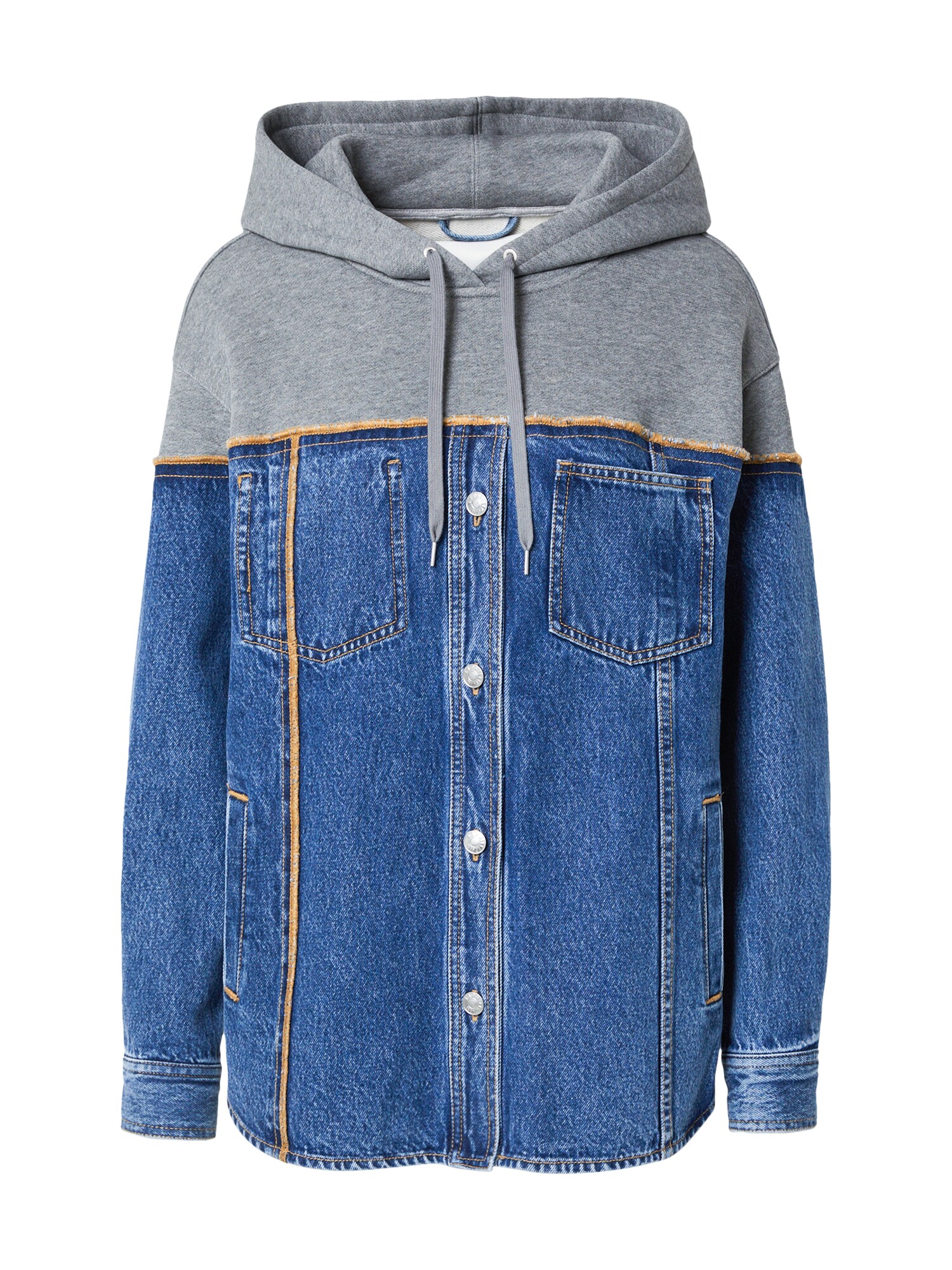 3.1 Phillip Lim Tréning póló  kék / szürke melír akciós termékkép 1