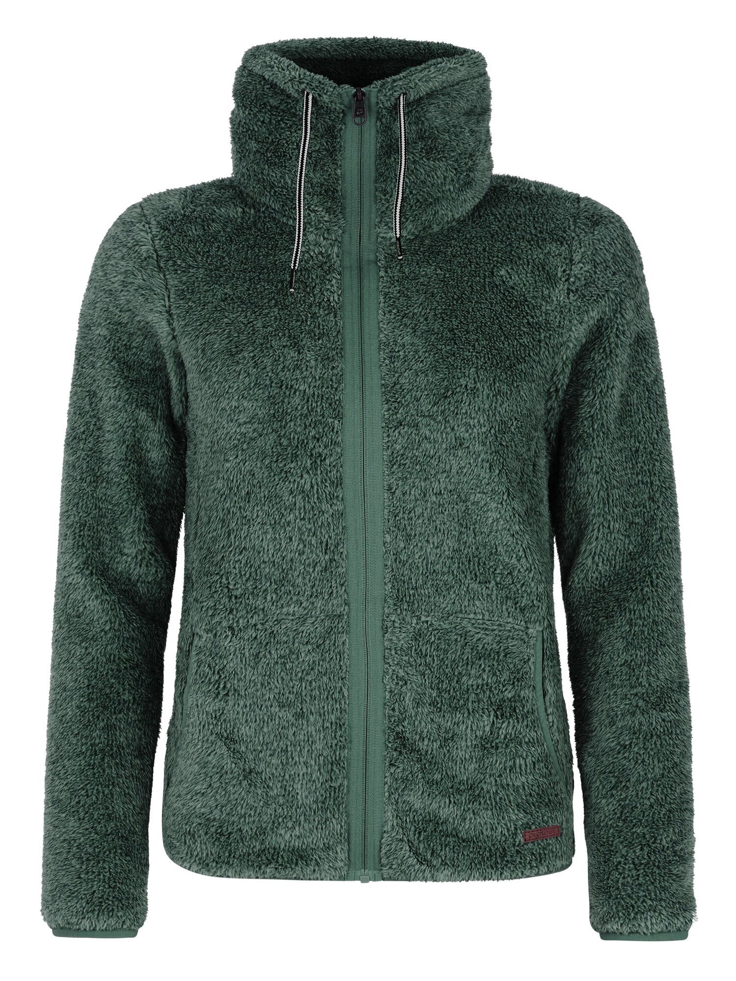 Protest Fleece Jas 'Riri' Groen
