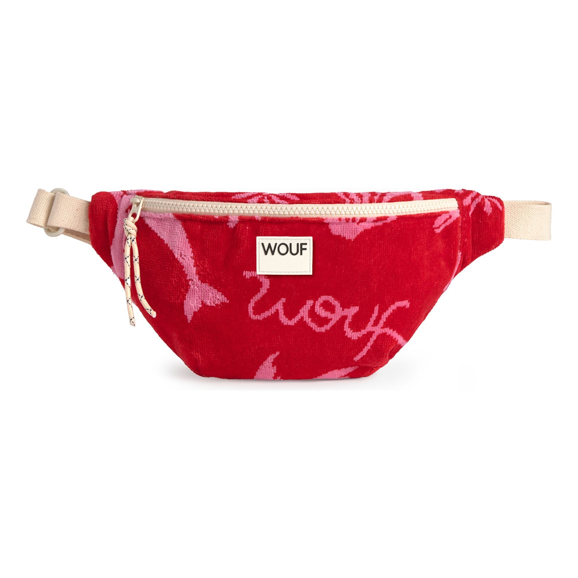 Wouf Marsupio 'Terry'  rosa chiaro / rosso rubino