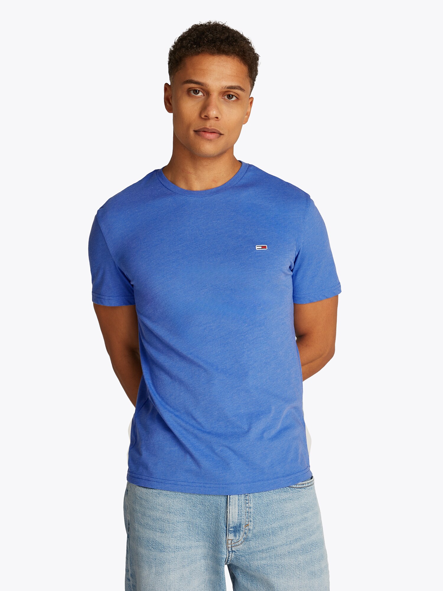 Tommy Jeans Póló 'JASPE'  kék melír termék 2. képe