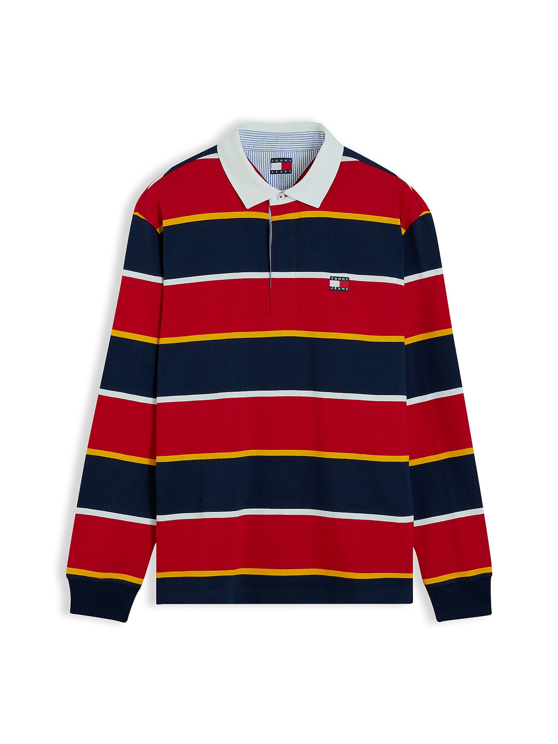 TOMMY JEANS T-shirt marinblå / gul / röd herr