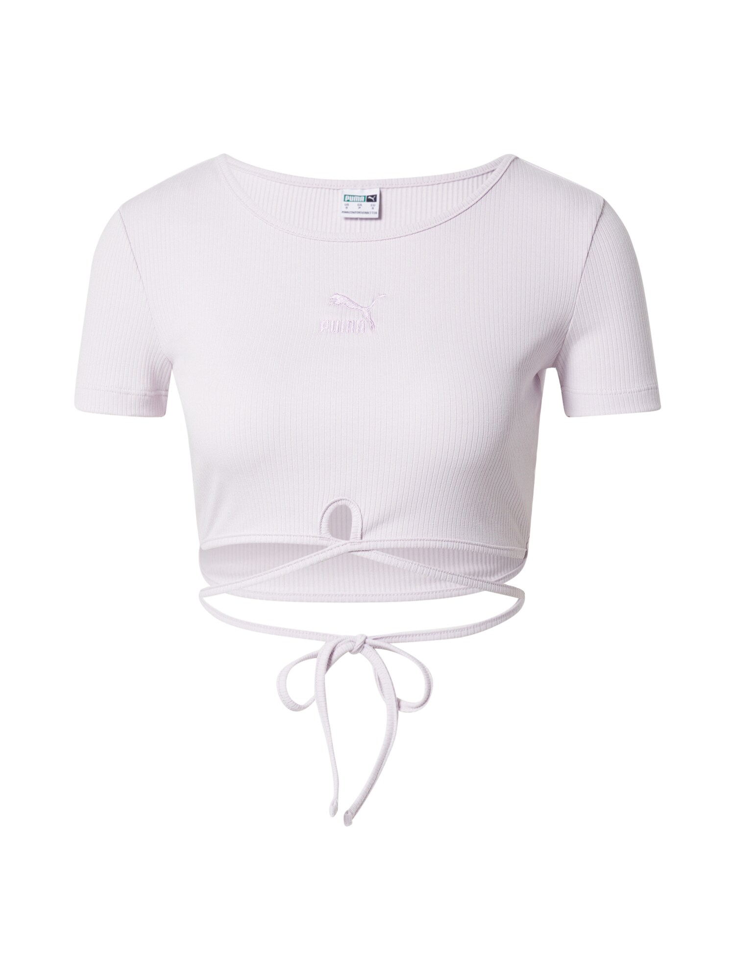 PUMA Tričko  svetlofialová / biela