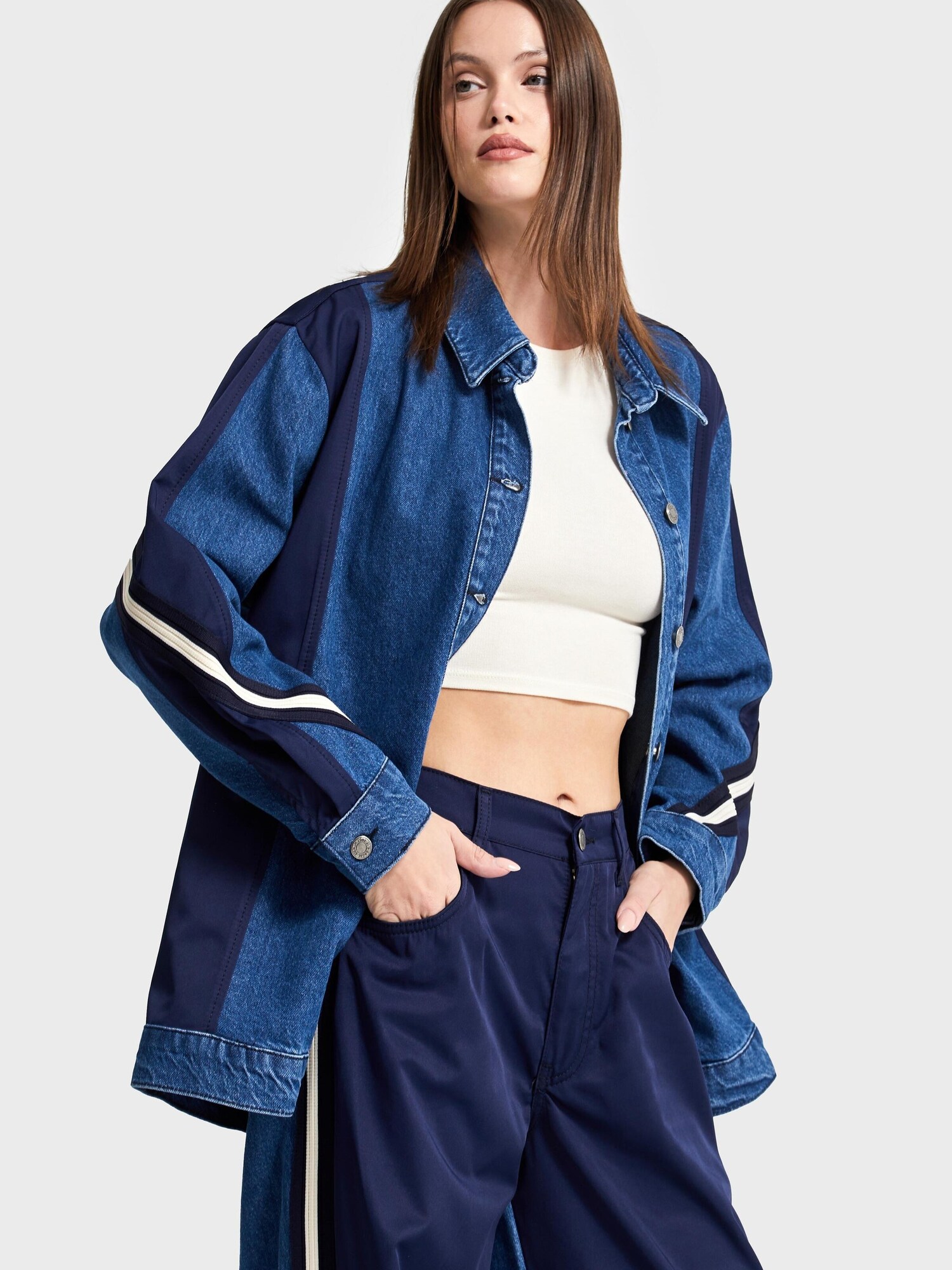 It's Basic Its Basic Übergangsjacke Straight Denim Jacket