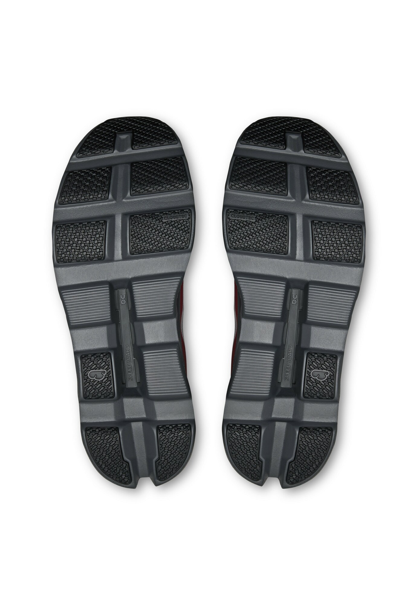 On Zapatillas de running 'Cloudmonster Void' gris / gris oscuro / rojo oscuro – imagen 3