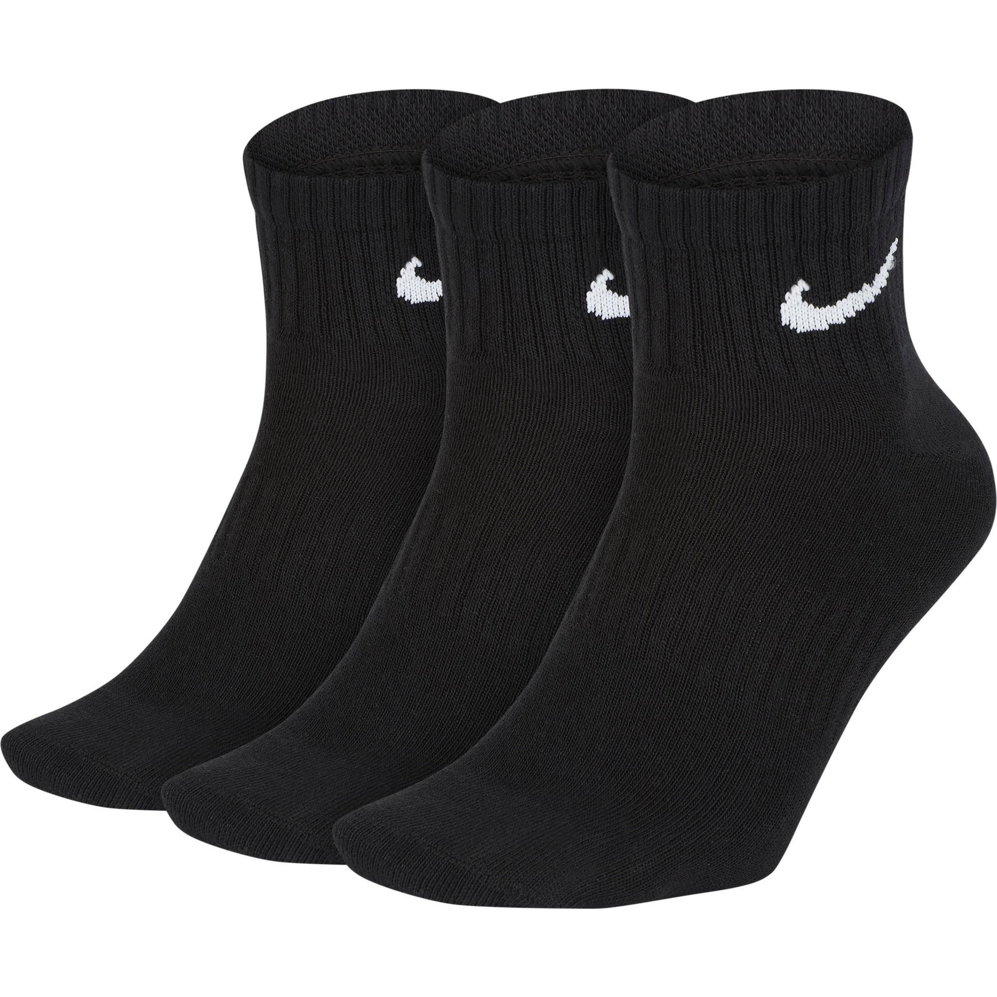 NIKE Спортни чорапи  черно / бяло