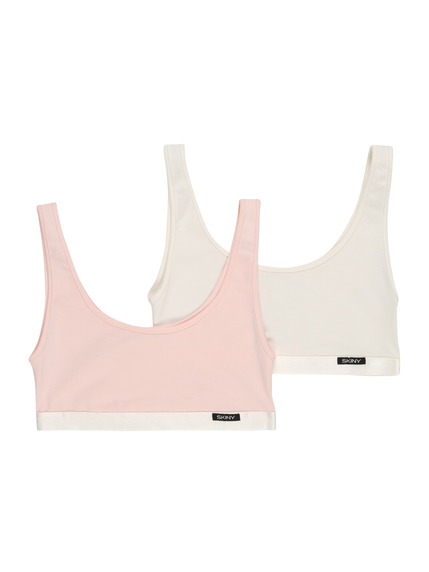 Skiny Sutien  roz pudră / alb