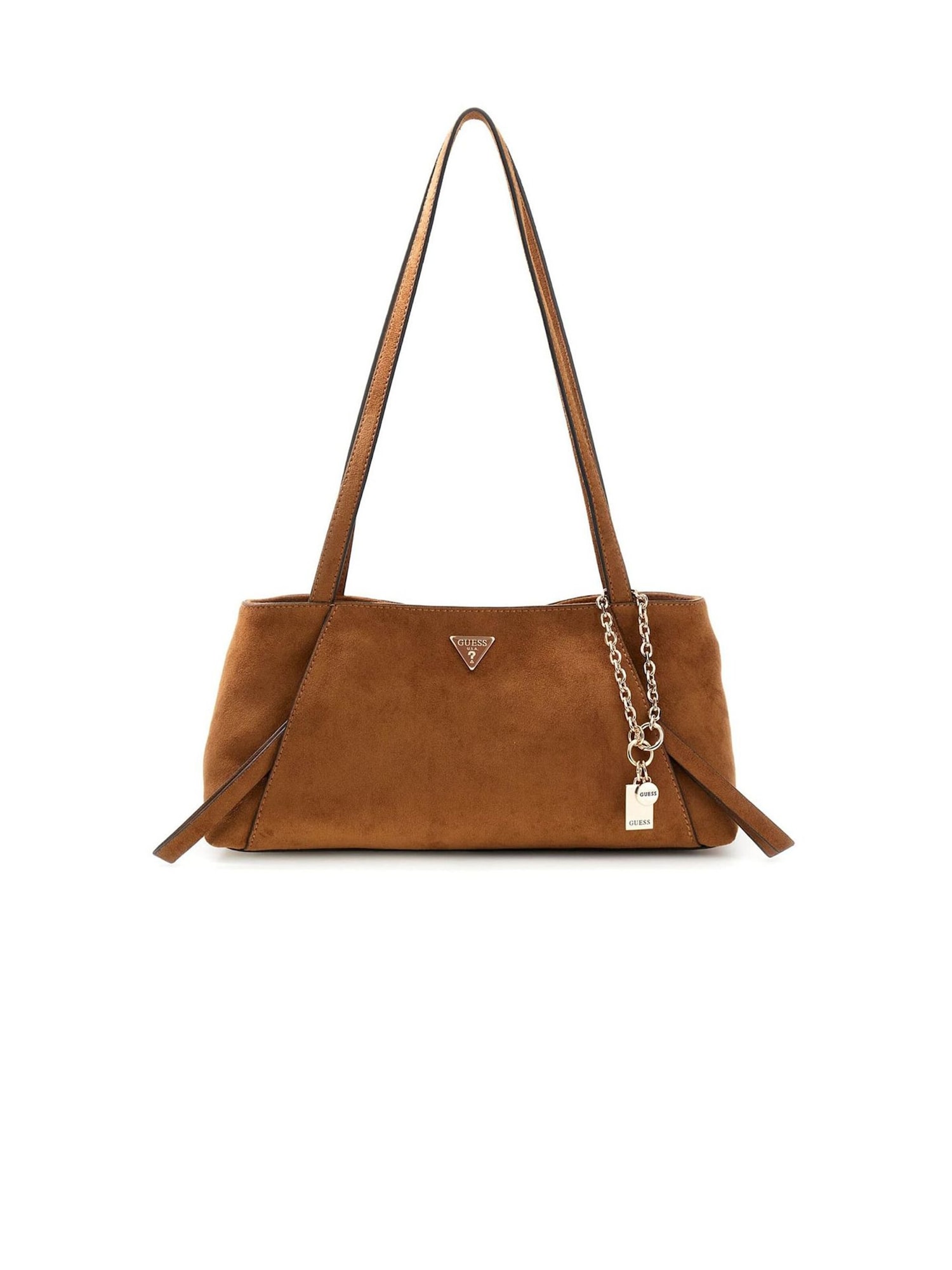 GUESS Bolso de mano 'Devon Shoulder Satchel'  cognac